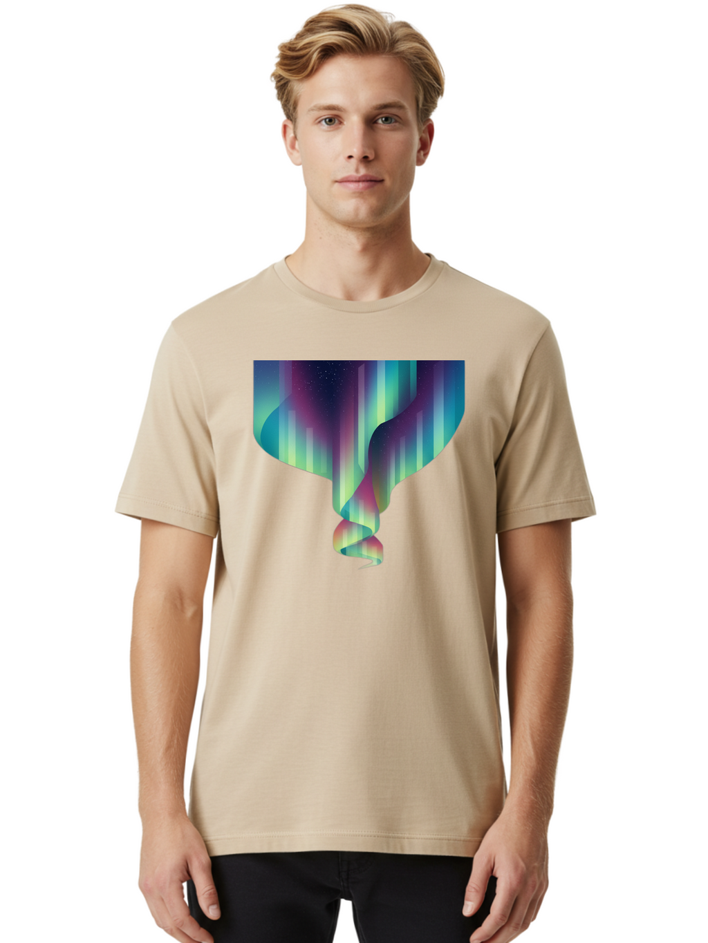 Twisted-Galactic-Ribbon Men'S Graphic Tee, 100% Cotton, Comfortable Casual Summer Wear, Machine Washable, Vintage Camera, Old Camera, Antique Camera, Black Camera, Classic Photography, Photography Equipment, Nostalgic Device, Film Camera, Bal530