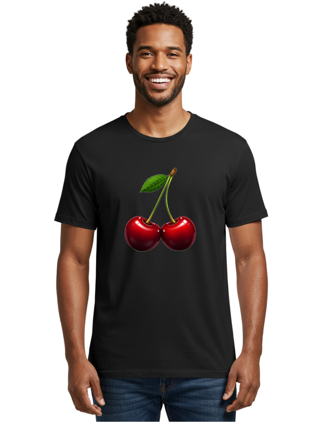 Two-Cherries Men'S Graphic Tee, 100% Cotton, Comfortable Casual Summer Wear, Machine Washable, Vintage Camera, Old Camera, Antique Camera, Black Camera, Classic Photography, Photography Equipment, Nostalgic Device, Film Camera, Camera Art Bal537