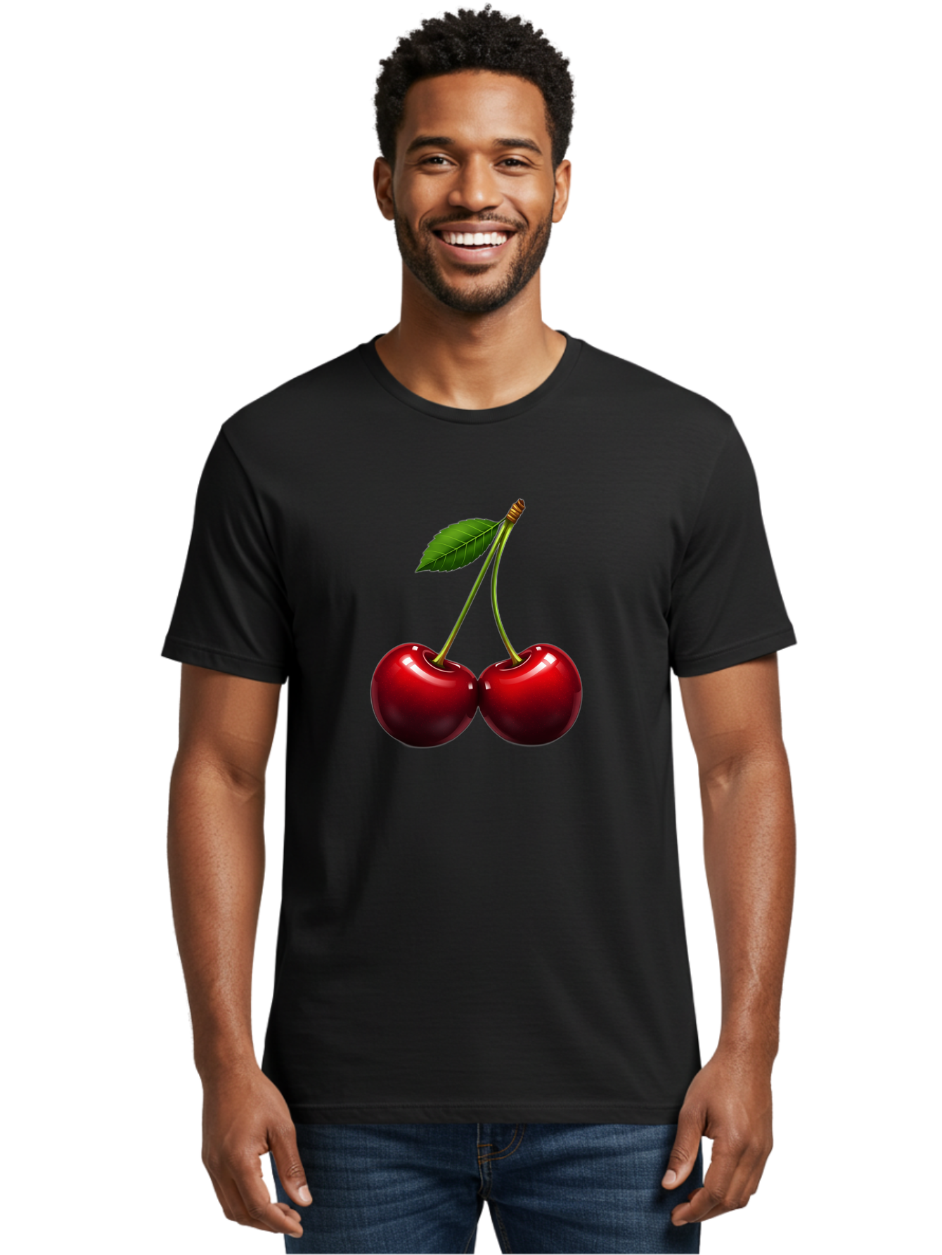 Two-Cherries Men'S Graphic Tee, 100% Cotton, Comfortable Casual Summer Wear, Machine Washable, Vintage Camera, Old Camera, Antique Camera, Black Camera, Classic Photography, Photography Equipment, Nostalgic Device, Film Camera, Camera Art Bal537