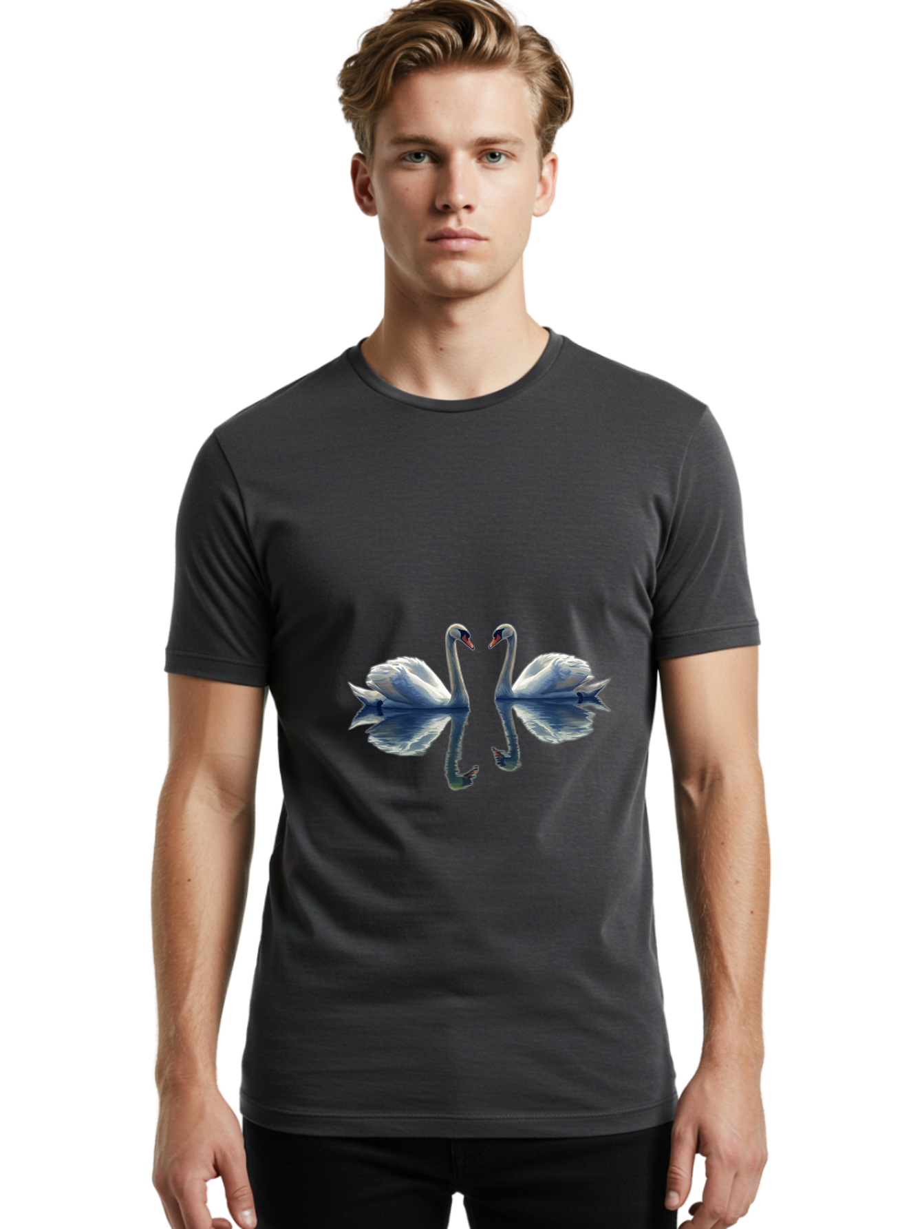 Two-Swans Men'S Graphic Tee, 100% Cotton, Comfortable Casual Summer Wear, Machine Washable, Vintage Camera, Old Camera, Antique Camera, Black Camera, Classic Photography, Photography Equipment, Nostalgic Device, Film Camera, Camera Art Bal542