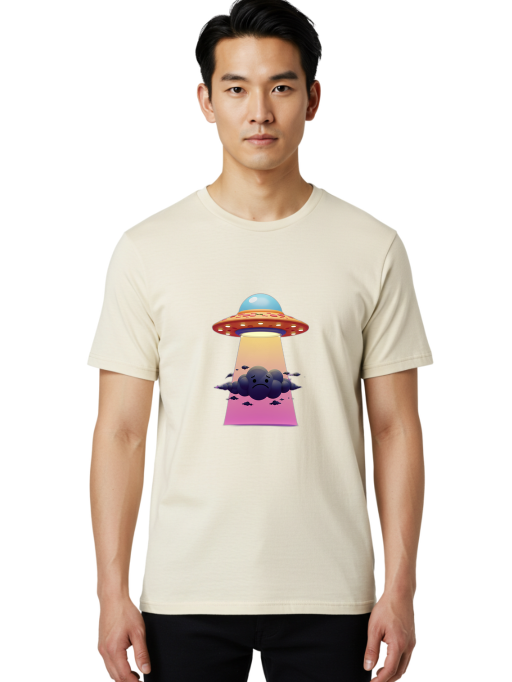 Ufo-Abducting-Frowning-Cloud Men'S Graphic Tee, 100% Cotton, Comfortable Casual Summer Wear, Machine Washable, Vintage Camera, Old Camera, Antique Camera, Black Camera, Classic Photography, Photography Equipment, Nostalgic Device, Film Camera, Bal543