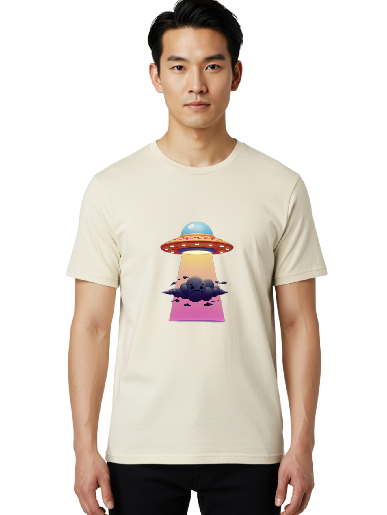 Ufo-Abducting-Frowning-Cloud Men'S Graphic Tee, 100% Cotton, Comfortable Casual Summer Wear, Machine Washable, Vintage Camera, Old Camera, Antique Camera, Black Camera, Classic Photography, Photography Equipment, Nostalgic Device, Film Camera, Bal543