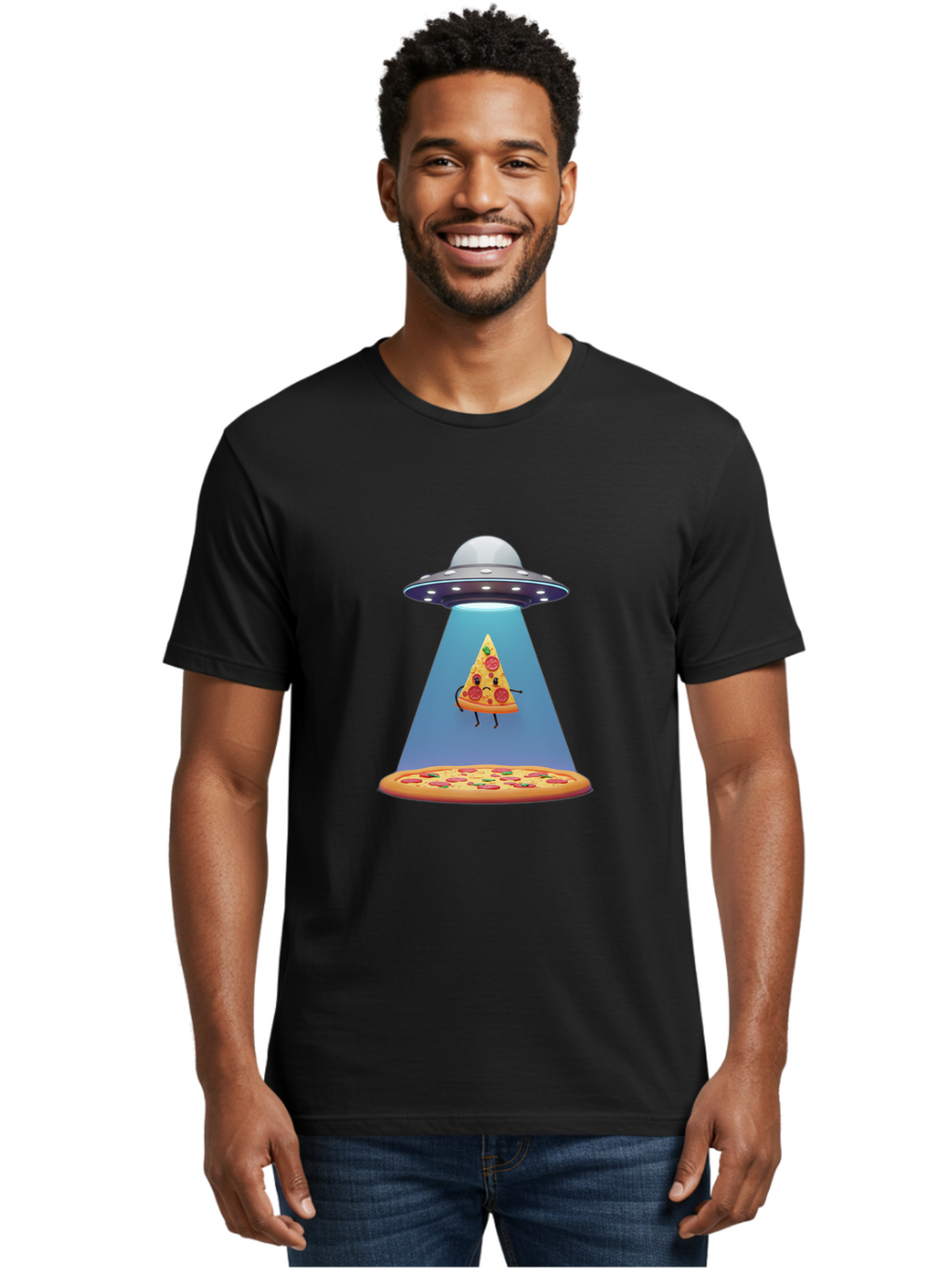 Ufo-Abducting-Pizza-Slice Men'S Graphic Tee, 100% Cotton, Comfortable Casual Summer Wear, Machine Washable, Vintage Camera, Old Camera, Antique Camera, Black Camera, Classic Photography, Photography Equipment, Nostalgic Device, Film Camera, Bal544