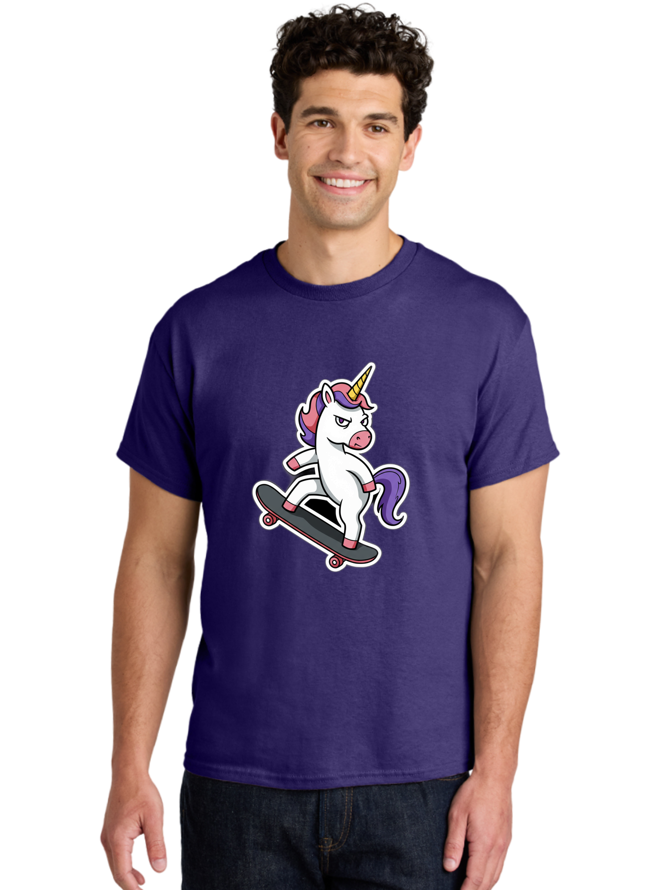 Unicorn-Skateboarder Men'S Graphic Tee, 100% Cotton, Comfortable Casual Summer Wear, Machine Washable, Vintage Camera, Old Camera, Antique Camera, Black Camera, Classic Photography, Photography Equipment, Nostalgic Device, Film Camera, Bal550