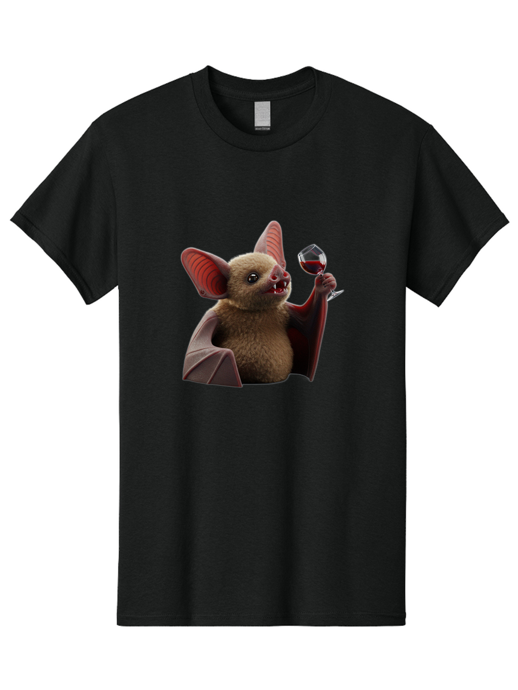 Vampire-Bat-1 Men'S Graphic Tee, 100% Cotton, Comfortable Casual Summer Wear, Machine Washable, Vintage Camera, Old Camera, Antique Camera, Black Camera, Classic Photography, Photography Equipment, Nostalgic Device, Film Camera, Camera Art Bal552