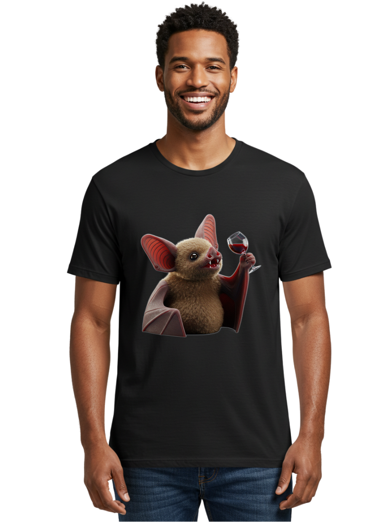 Vampire-Bat-1 Men'S Graphic Tee, 100% Cotton, Comfortable Casual Summer Wear, Machine Washable, Vintage Camera, Old Camera, Antique Camera, Black Camera, Classic Photography, Photography Equipment, Nostalgic Device, Film Camera, Camera Art Bal552