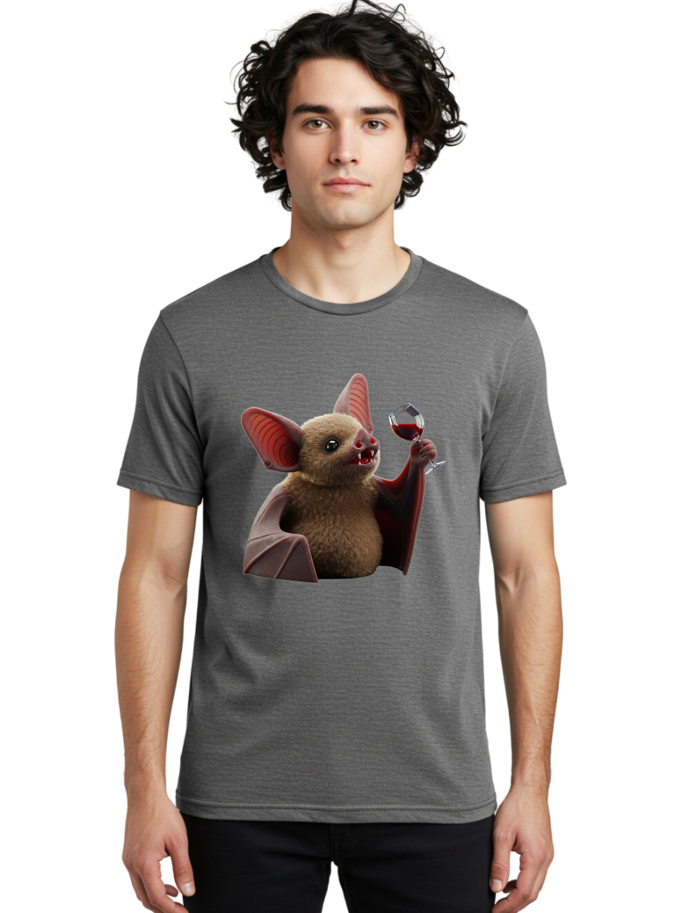 Vampire-Bat-1 Men'S Graphic Tee, 100% Cotton, Comfortable Casual Summer Wear, Machine Washable, Vintage Camera, Old Camera, Antique Camera, Black Camera, Classic Photography, Photography Equipment, Nostalgic Device, Film Camera, Camera Art Bal552