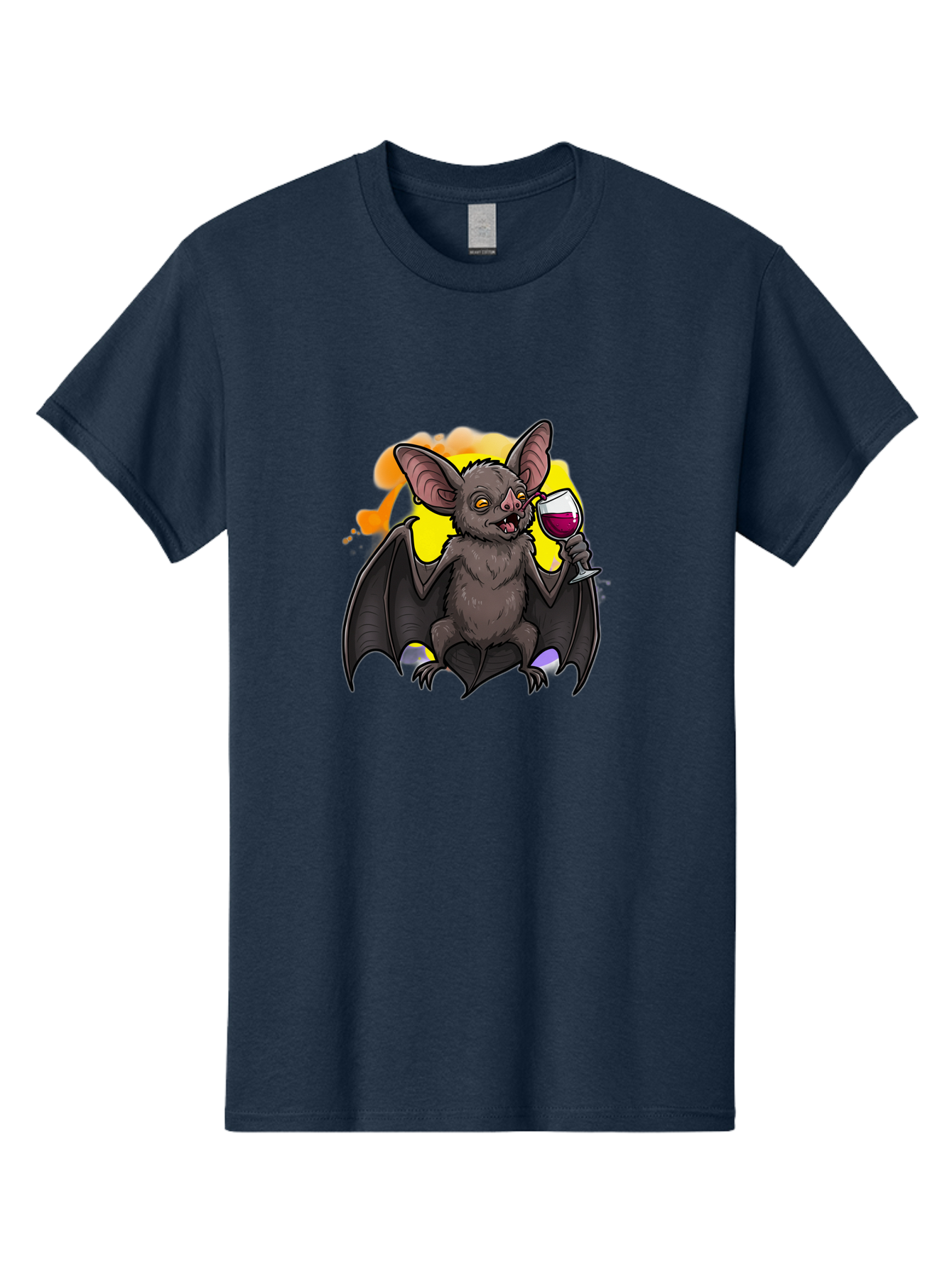 Vampire-Bat-Wine Men'S Graphic Tee, 100% Cotton, Comfortable Casual Summer Wear, Machine Washable, Vintage Camera, Old Camera, Antique Camera, Black Camera, Classic Photography, Photography Equipment, Nostalgic Device, Film Camera, Camera Art Bal555