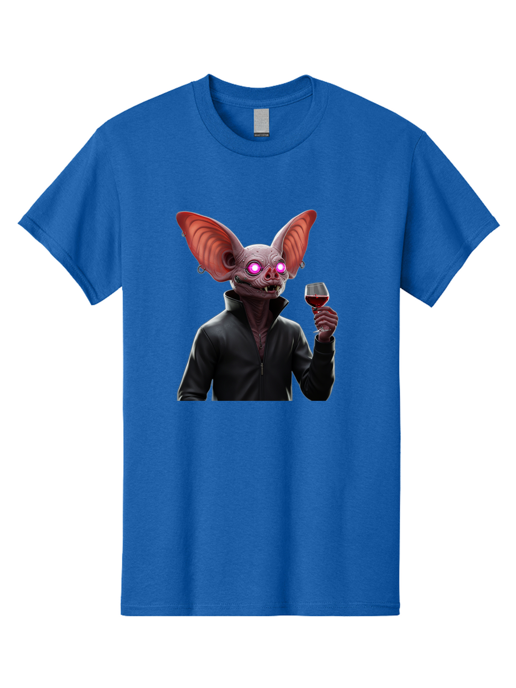 Vampire-Bat-With-Wine Men'S Graphic Tee, 100% Cotton, Comfortable Casual Summer Wear, Machine Washable, Vintage Camera, Old Camera, Antique Camera, Black Camera, Classic Photography, Photography Equipment, Nostalgic Device, Film Camera, Bal557