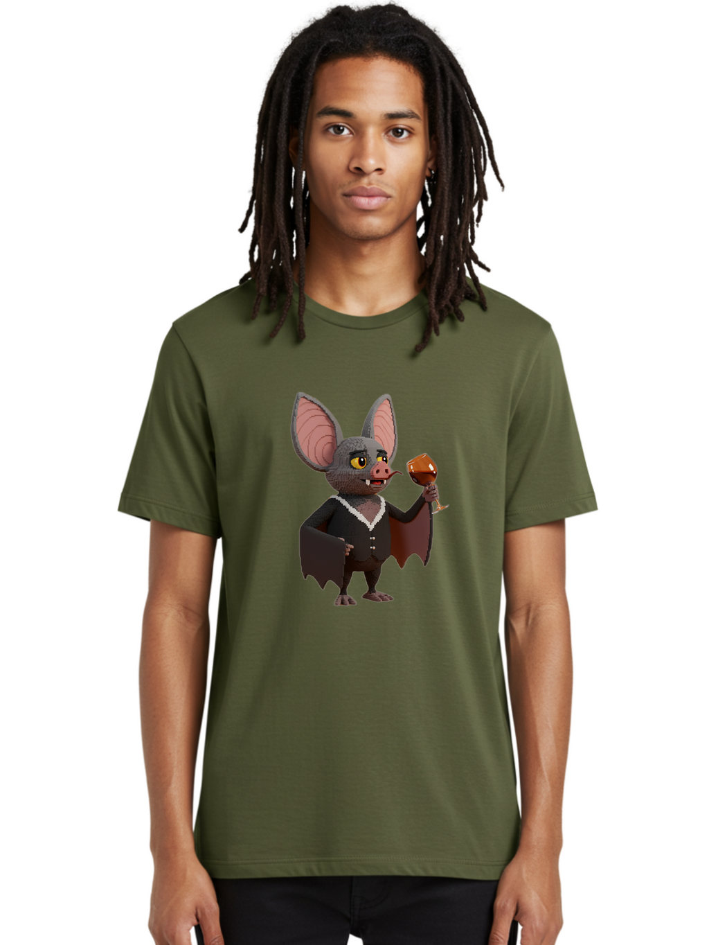 Vampire-Bat Men'S Graphic Tee, 100% Cotton, Comfortable Casual Summer Wear, Machine Washable, Vintage Camera, Old Camera, Antique Camera, Black Camera, Classic Photography, Photography Equipment, Nostalgic Device, Film Camera, Camera Art Bal558