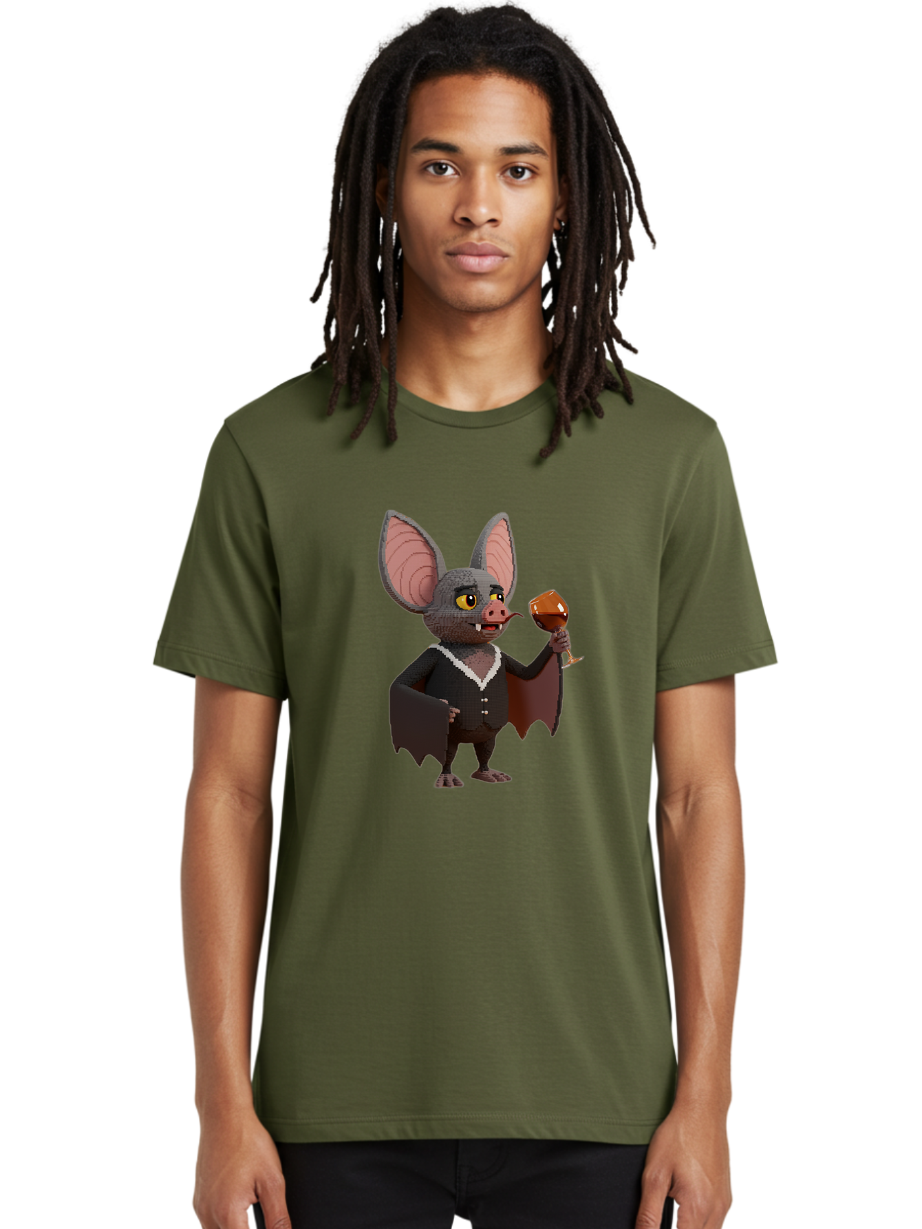 Vampire-Bat Men'S Graphic Tee, 100% Cotton, Comfortable Casual Summer Wear, Machine Washable, Vintage Camera, Old Camera, Antique Camera, Black Camera, Classic Photography, Photography Equipment, Nostalgic Device, Film Camera, Camera Art Bal558