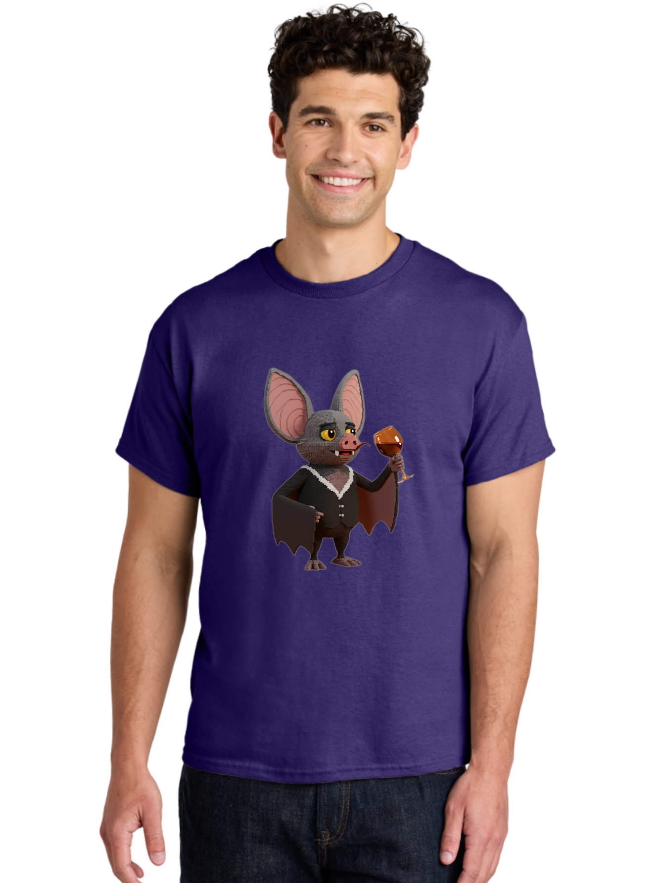Vampire-Bat Men'S Graphic Tee, 100% Cotton, Comfortable Casual Summer Wear, Machine Washable, Vintage Camera, Old Camera, Antique Camera, Black Camera, Classic Photography, Photography Equipment, Nostalgic Device, Film Camera, Camera Art Bal558