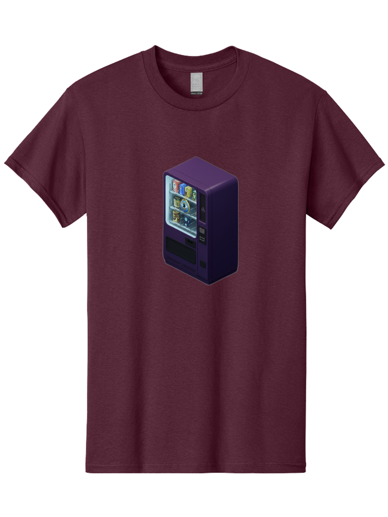 Vending-Machine-1 Men'S Graphic Tee, 100% Cotton, Comfortable Casual Summer Wear, Machine Washable, Vintage Camera, Old Camera, Antique Camera, Black Camera, Classic Photography, Photography Equipment, Nostalgic Device, Film Camera, Camera Art Bal559