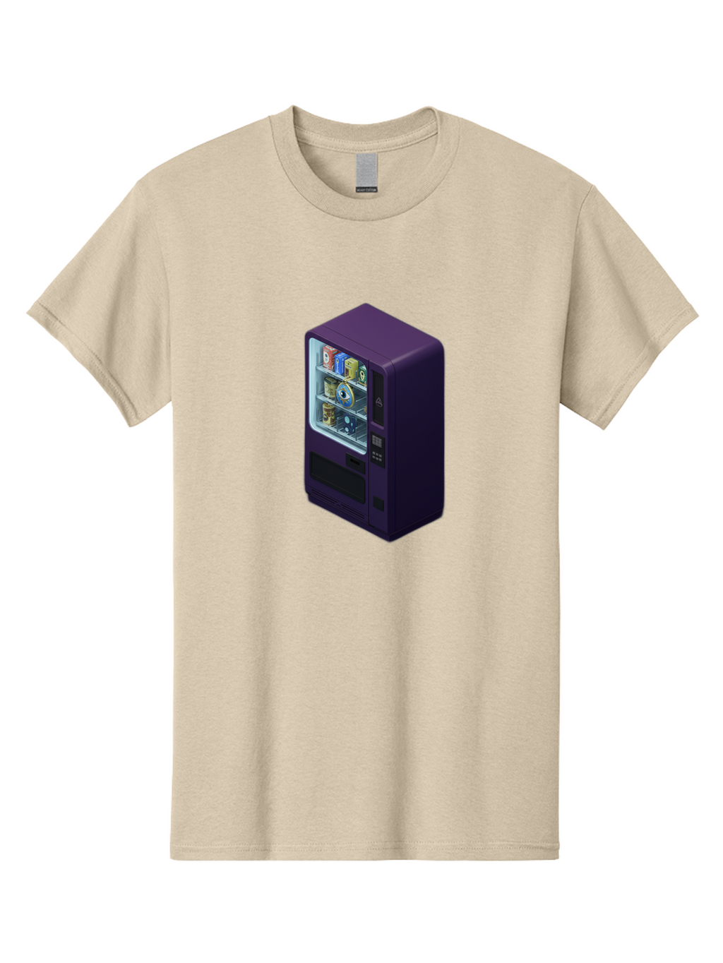 Vending-Machine-1 Men'S Graphic Tee, 100% Cotton, Comfortable Casual Summer Wear, Machine Washable, Vintage Camera, Old Camera, Antique Camera, Black Camera, Classic Photography, Photography Equipment, Nostalgic Device, Film Camera, Camera Art Bal559