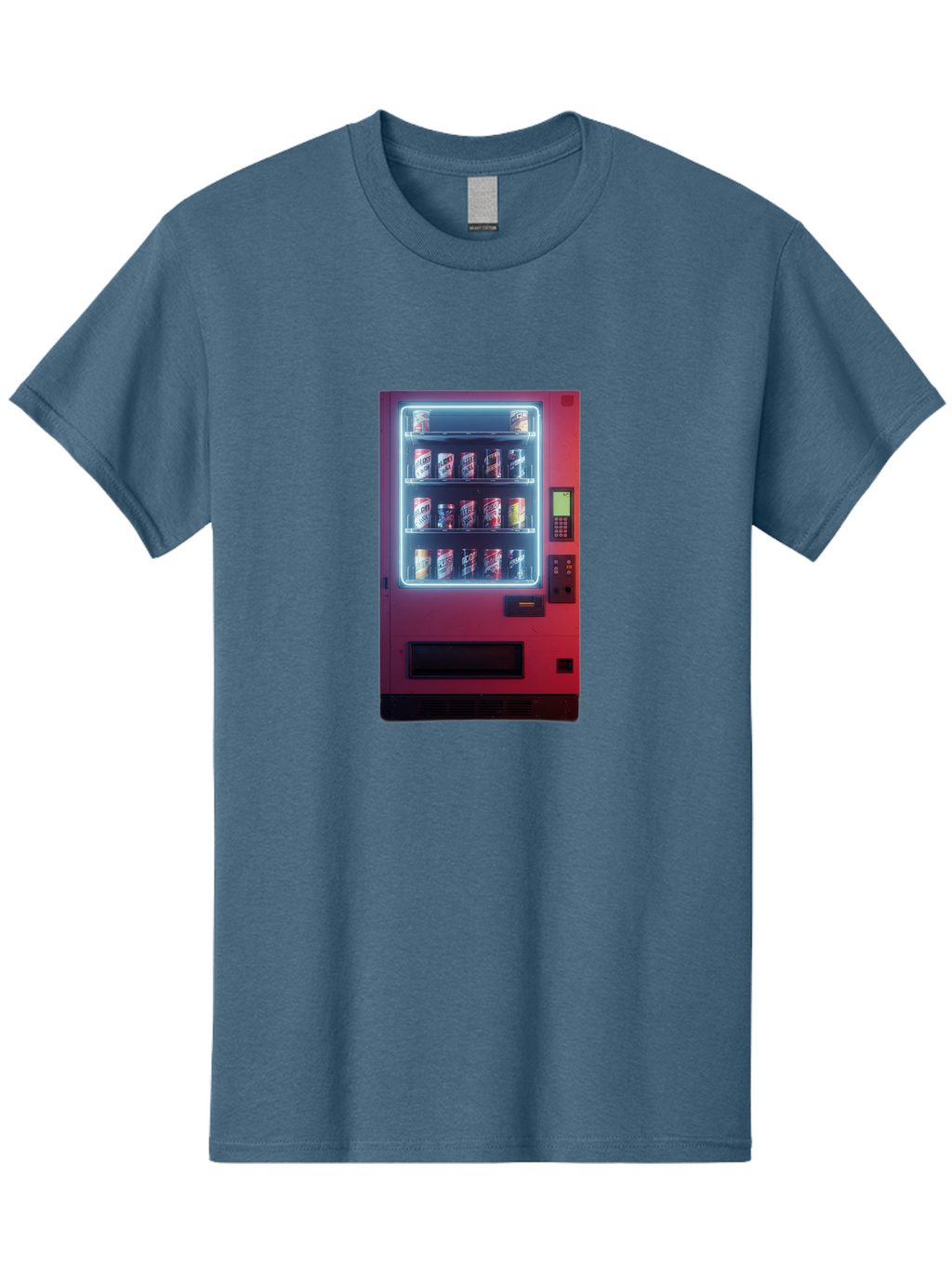 Vending-Machine-4 Men'S Graphic Tee, 100% Cotton, Comfortable Casual Summer Wear, Machine Washable, Vintage Camera, Old Camera, Antique Camera, Black Camera, Classic Photography, Photography Equipment, Nostalgic Device, Film Camera, Camera Art Bal562