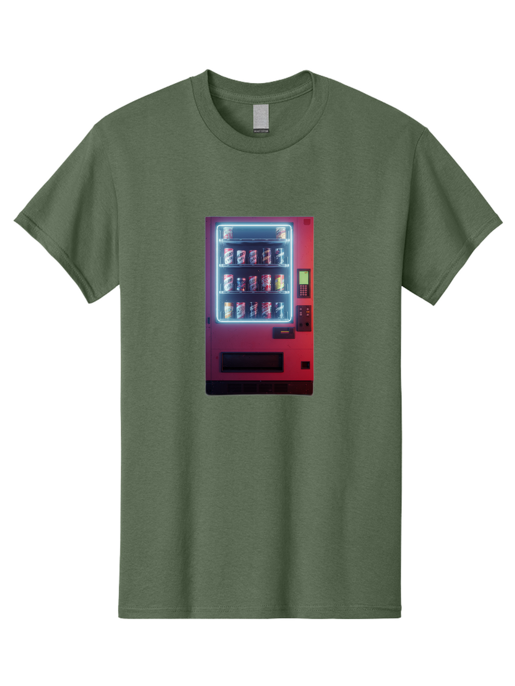 Vending-Machine-4 Men'S Graphic Tee, 100% Cotton, Comfortable Casual Summer Wear, Machine Washable, Vintage Camera, Old Camera, Antique Camera, Black Camera, Classic Photography, Photography Equipment, Nostalgic Device, Film Camera, Camera Art Bal562