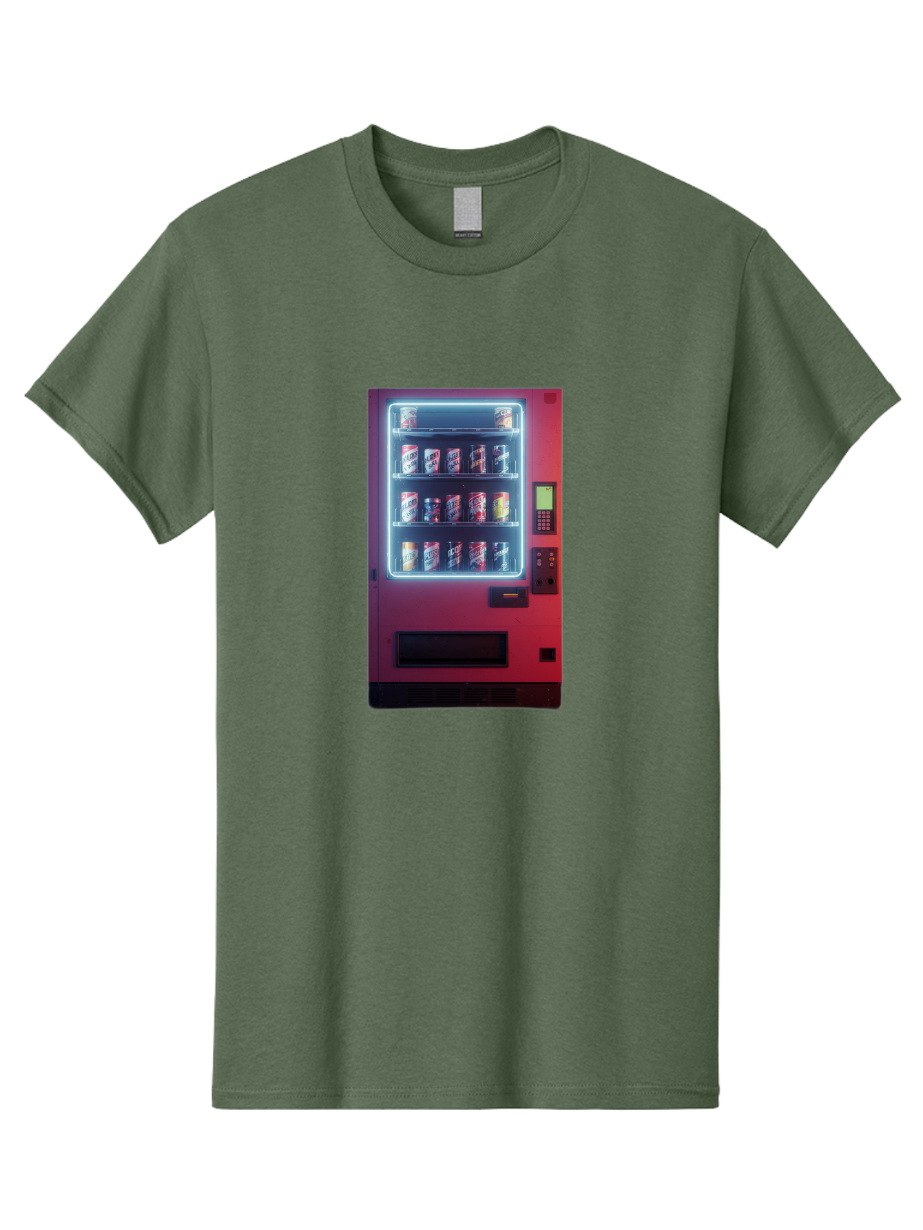Vending-Machine-4 Men'S Graphic Tee, 100% Cotton, Comfortable Casual Summer Wear, Machine Washable, Vintage Camera, Old Camera, Antique Camera, Black Camera, Classic Photography, Photography Equipment, Nostalgic Device, Film Camera, Camera Art Bal562
