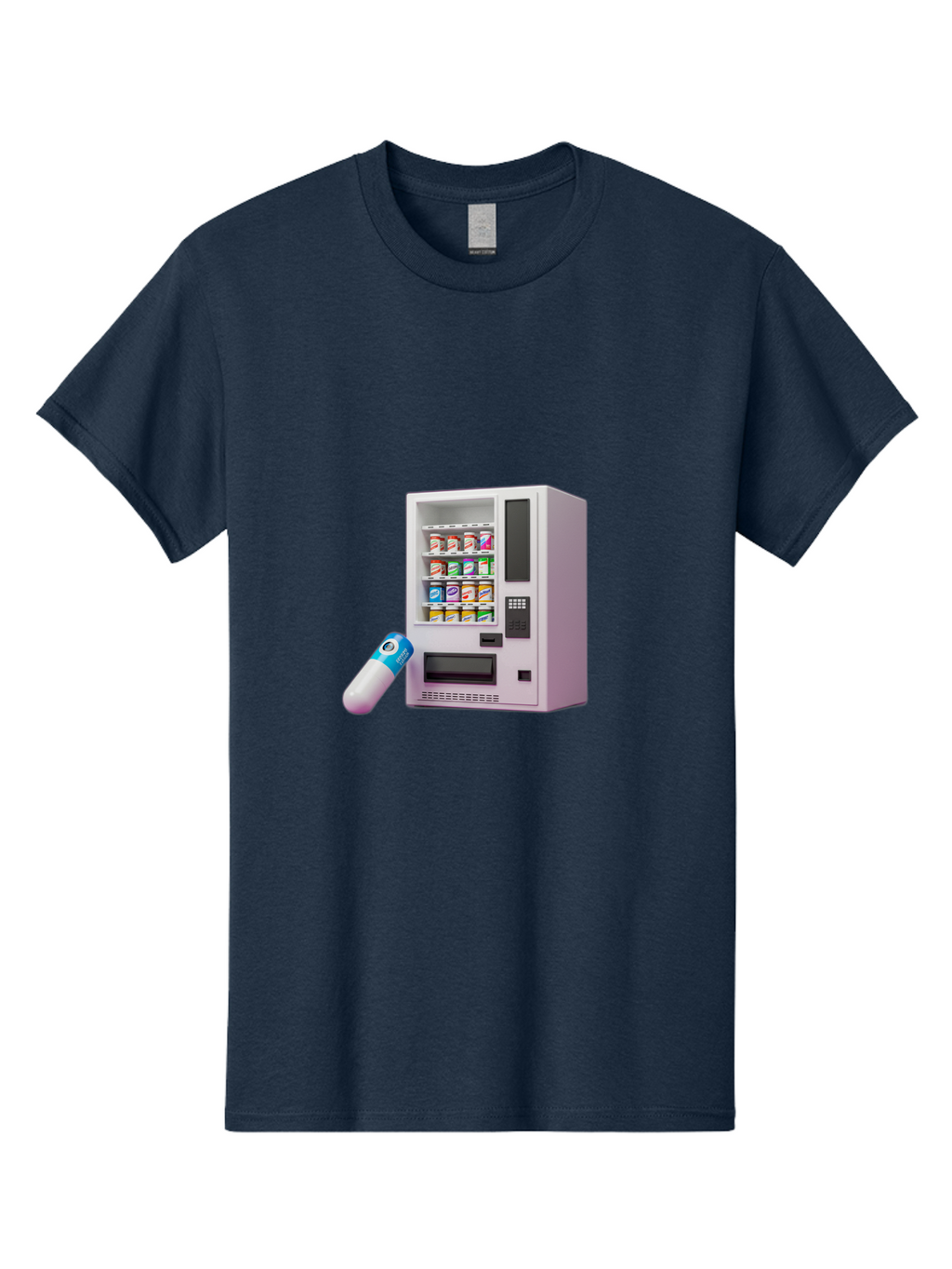 Vending-Machine-6 Men'S Graphic Tee, 100% Cotton, Comfortable Casual Summer Wear, Machine Washable, Vintage Camera, Old Camera, Antique Camera, Black Camera, Classic Photography, Photography Equipment, Nostalgic Device, Film Camera, Camera Art Bal564