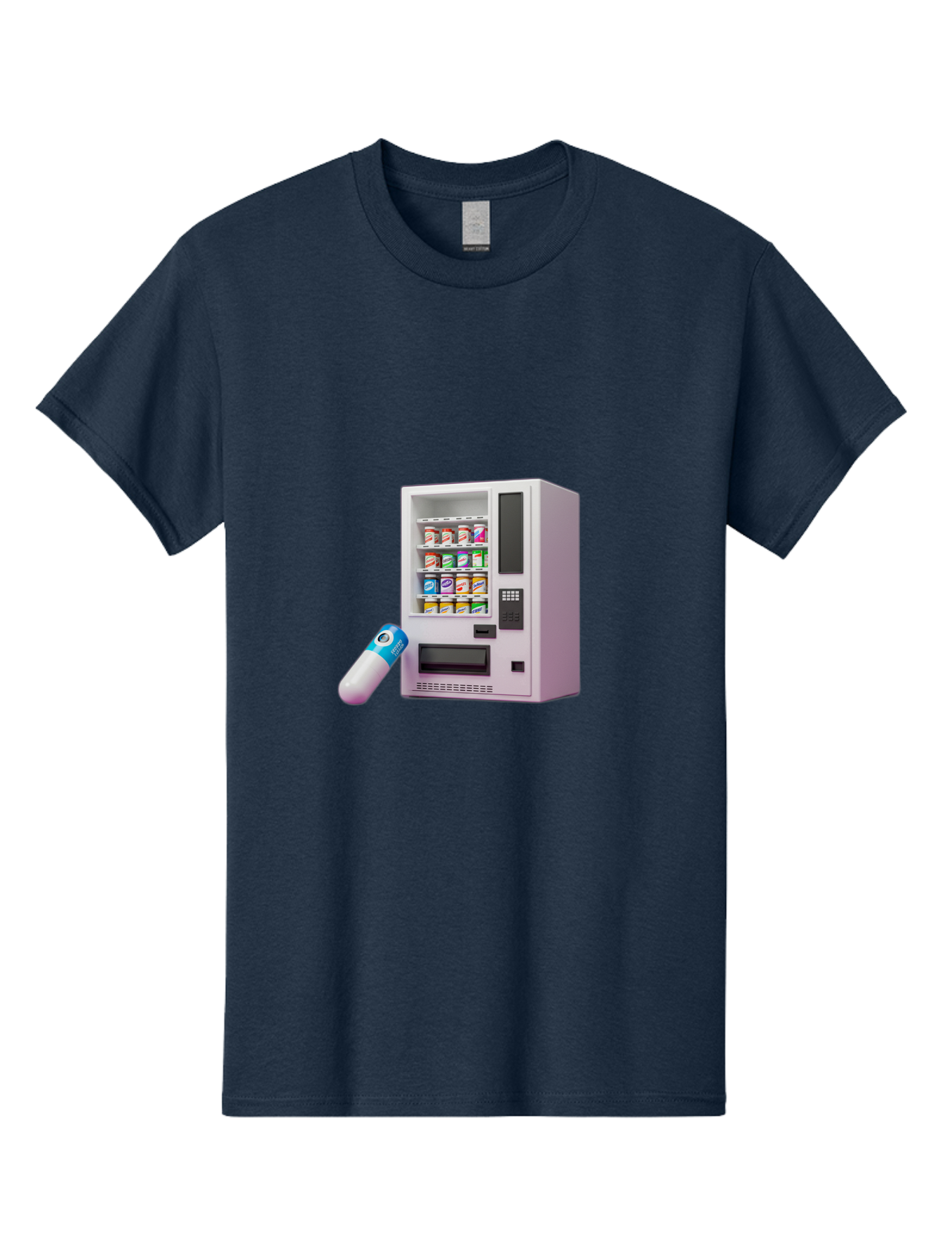 Vending-Machine-6 Men'S Graphic Tee, 100% Cotton, Comfortable Casual Summer Wear, Machine Washable, Vintage Camera, Old Camera, Antique Camera, Black Camera, Classic Photography, Photography Equipment, Nostalgic Device, Film Camera, Camera Art Bal564