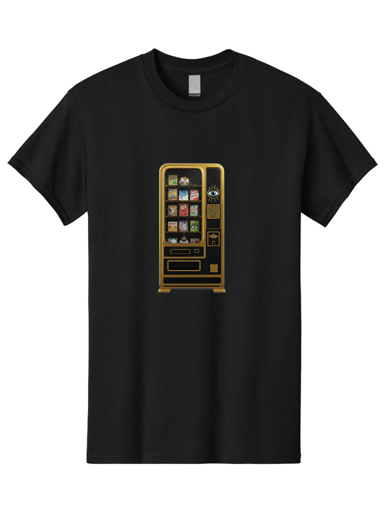 Vending-Machine Men'S Graphic Tee, 100% Cotton, Comfortable Casual Summer Wear, Machine Washable, Vintage Camera, Old Camera, Antique Camera, Black Camera, Classic Photography, Photography Equipment, Nostalgic Device, Film Camera, Camera Art Bal566