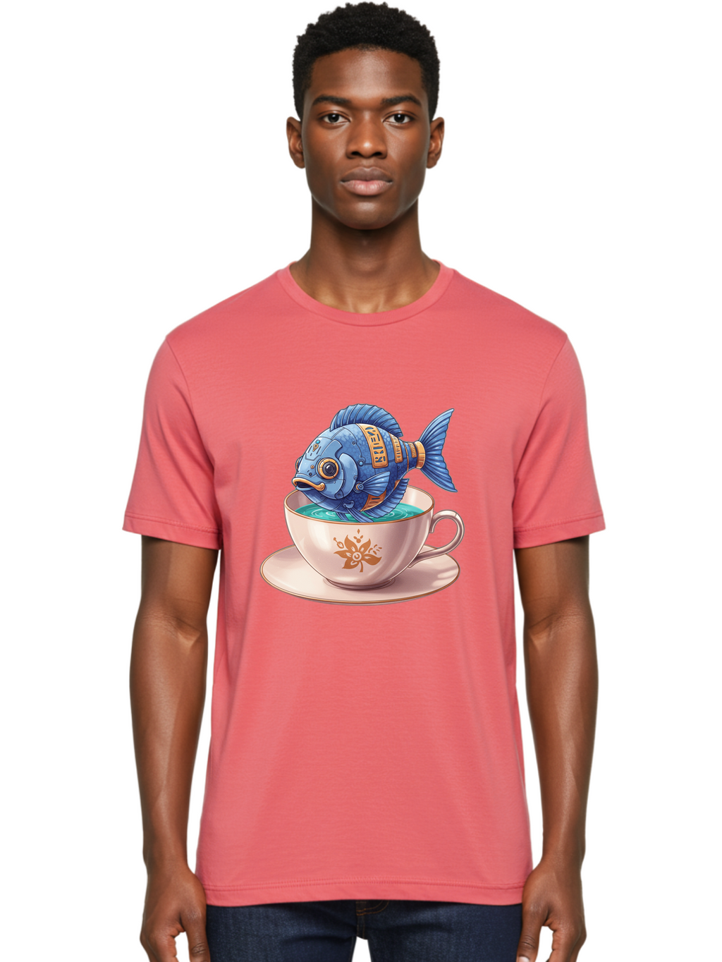 Vevor-Robotic-Fish Men'S Graphic Tee, 100% Cotton, Comfortable Casual Summer Wear, Machine Washable, Vintage Camera, Old Camera, Antique Camera, Black Camera, Classic Photography, Photography Equipment, Nostalgic Device, Film Camera, Bal567