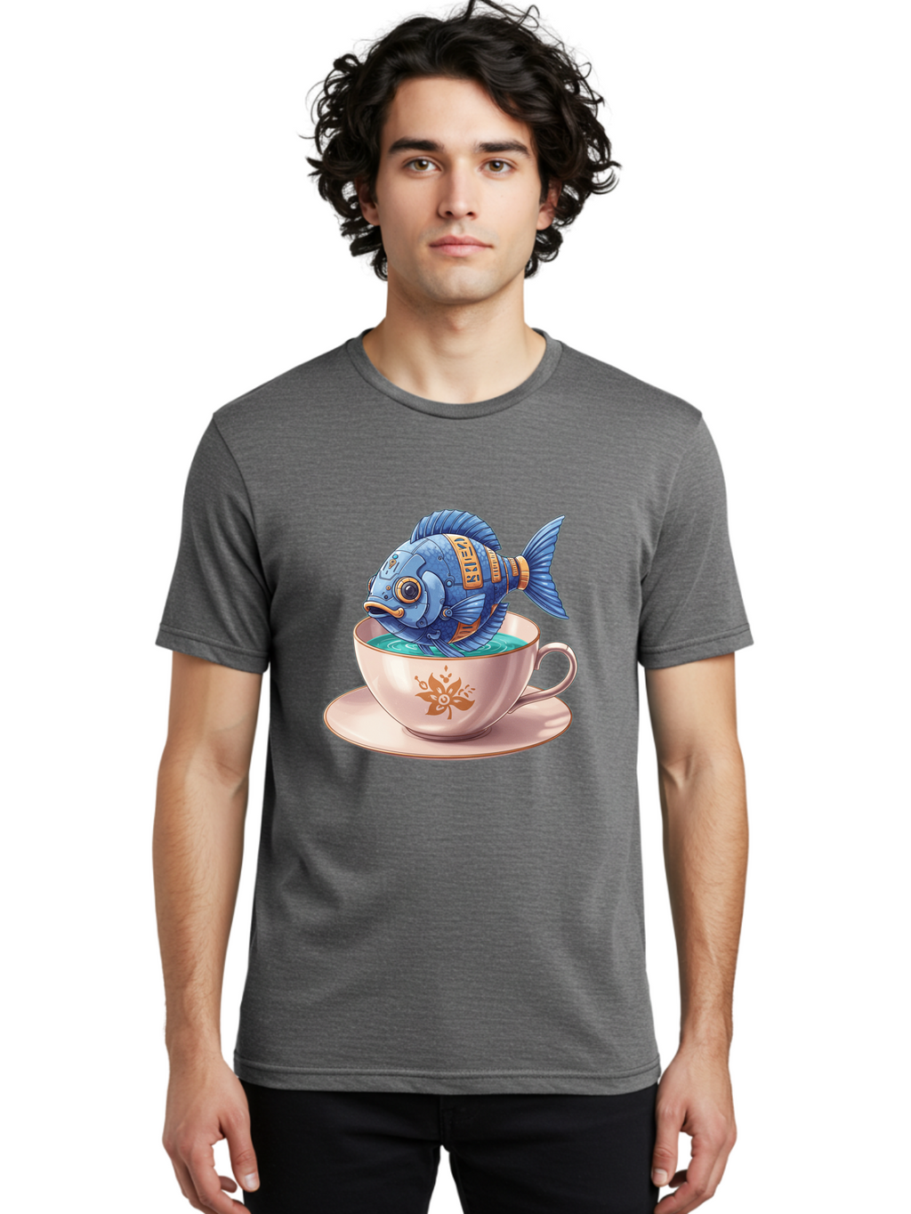 Vevor-Robotic-Fish Men'S Graphic Tee, 100% Cotton, Comfortable Casual Summer Wear, Machine Washable, Vintage Camera, Old Camera, Antique Camera, Black Camera, Classic Photography, Photography Equipment, Nostalgic Device, Film Camera, Bal567