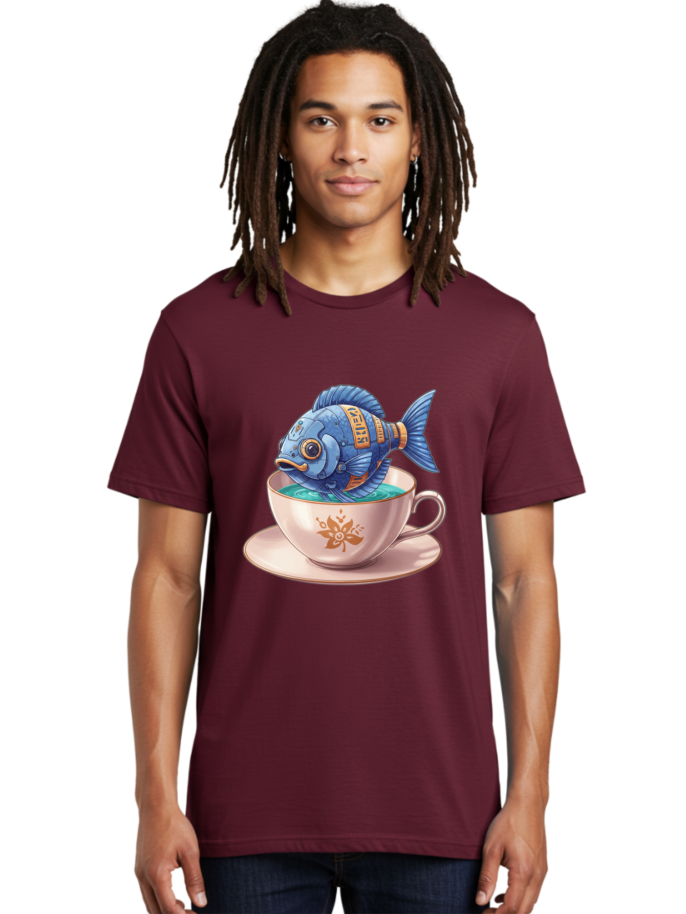 Vevor-Robotic-Fish Men'S Graphic Tee, 100% Cotton, Comfortable Casual Summer Wear, Machine Washable, Vintage Camera, Old Camera, Antique Camera, Black Camera, Classic Photography, Photography Equipment, Nostalgic Device, Film Camera, Bal567