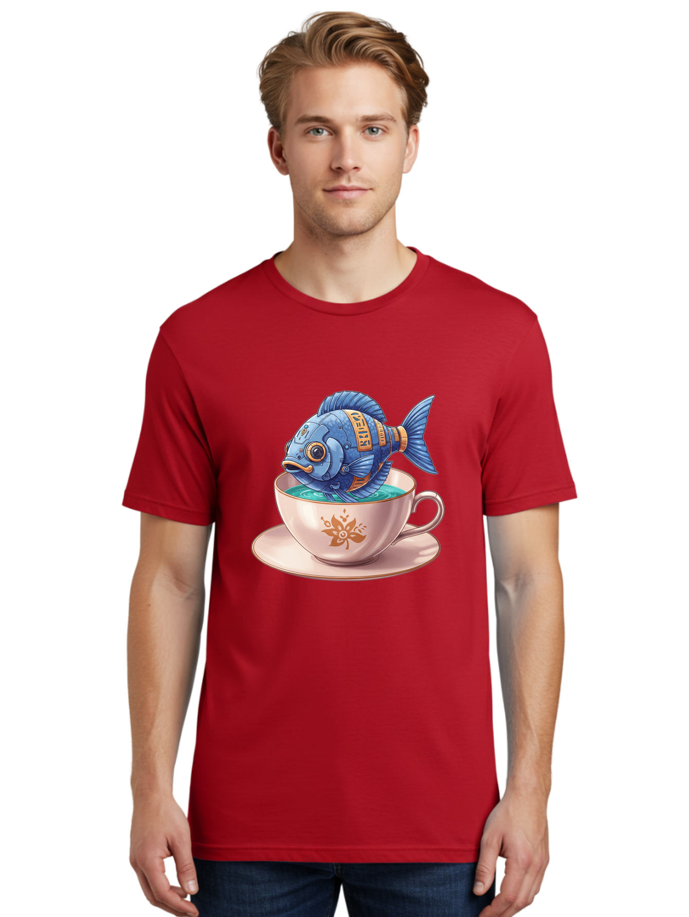 Vevor-Robotic-Fish Men'S Graphic Tee, 100% Cotton, Comfortable Casual Summer Wear, Machine Washable, Vintage Camera, Old Camera, Antique Camera, Black Camera, Classic Photography, Photography Equipment, Nostalgic Device, Film Camera, Bal567