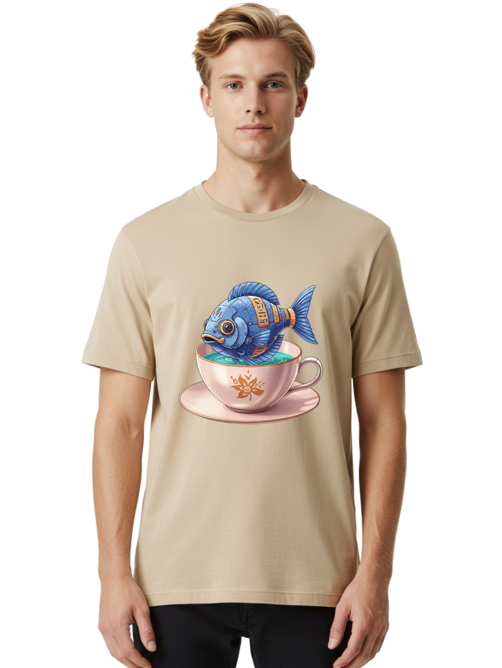 Vevor-Robotic-Fish Men'S Graphic Tee, 100% Cotton, Comfortable Casual Summer Wear, Machine Washable, Vintage Camera, Old Camera, Antique Camera, Black Camera, Classic Photography, Photography Equipment, Nostalgic Device, Film Camera, Bal567