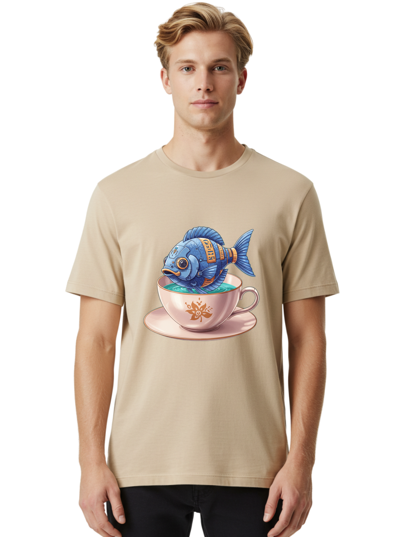 Vevor-Robotic-Fish Men'S Graphic Tee, 100% Cotton, Comfortable Casual Summer Wear, Machine Washable, Vintage Camera, Old Camera, Antique Camera, Black Camera, Classic Photography, Photography Equipment, Nostalgic Device, Film Camera, Bal567