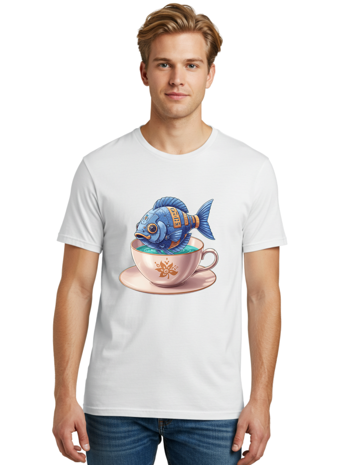 Vevor-Robotic-Fish Men'S Graphic Tee, 100% Cotton, Comfortable Casual Summer Wear, Machine Washable, Vintage Camera, Old Camera, Antique Camera, Black Camera, Classic Photography, Photography Equipment, Nostalgic Device, Film Camera, Bal567