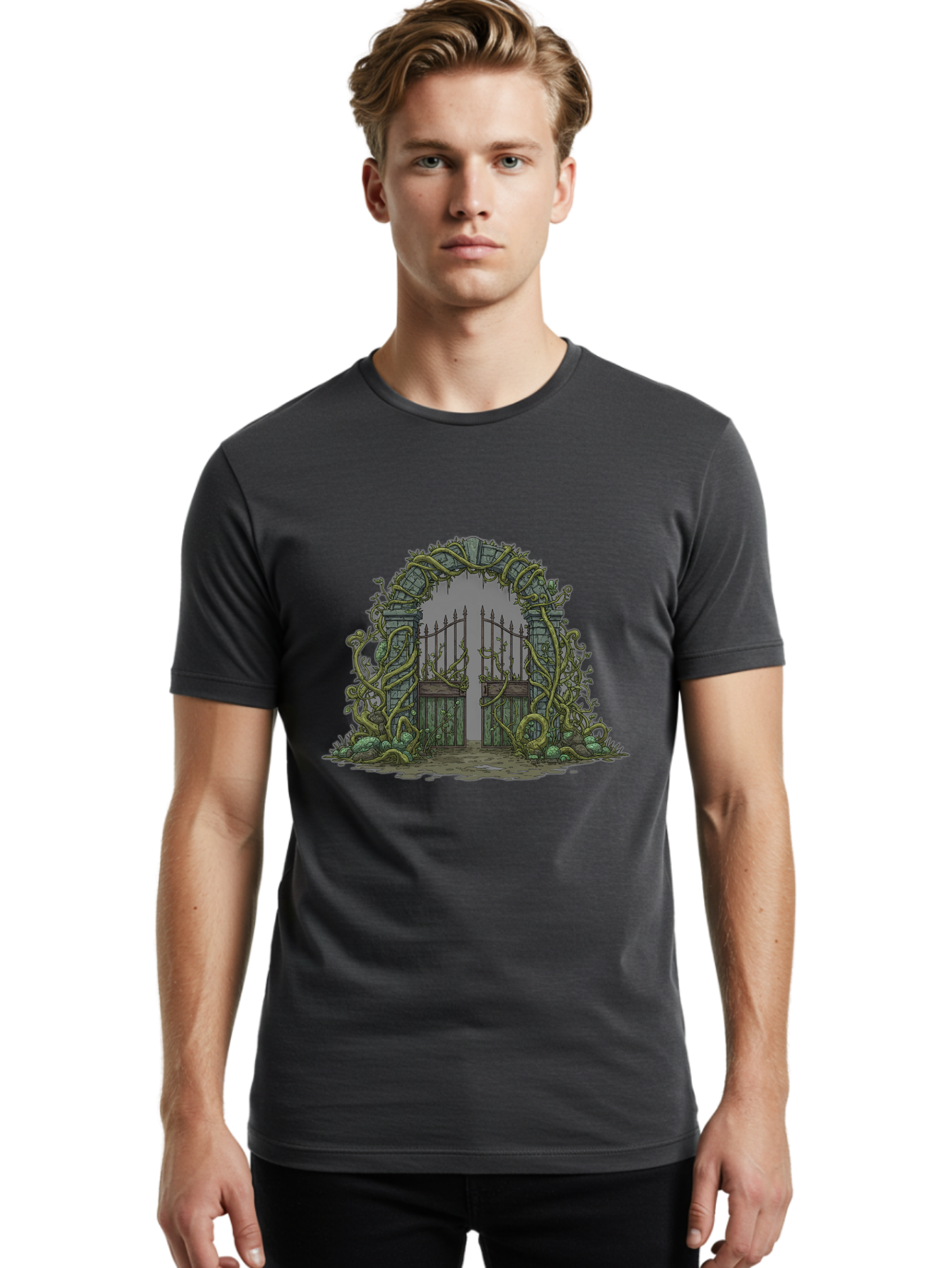 Vines-Gate Men'S Graphic Tee, 100% Cotton, Comfortable Casual Summer Wear, Machine Washable, Vintage Camera, Old Camera, Antique Camera, Black Camera, Classic Photography, Photography Equipment, Nostalgic Device, Film Camera, Camera Art Bal568