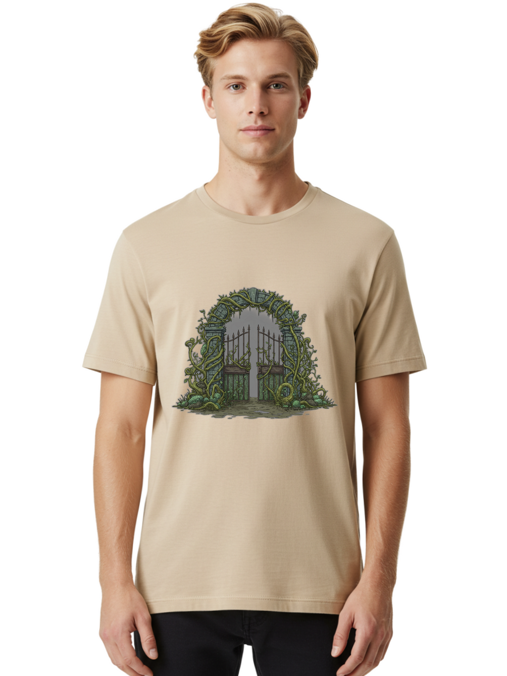 Vines-Gate Men'S Graphic Tee, 100% Cotton, Comfortable Casual Summer Wear, Machine Washable, Vintage Camera, Old Camera, Antique Camera, Black Camera, Classic Photography, Photography Equipment, Nostalgic Device, Film Camera, Camera Art Bal568