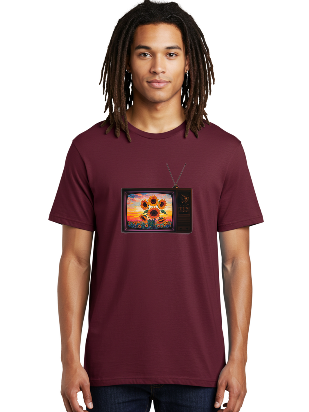 Vintage-Tv-1 Men'S Graphic Tee, 100% Cotton, Comfortable Casual Summer Wear, Machine Washable, Vintage Camera, Old Camera, Antique Camera, Black Camera, Classic Photography, Photography Equipment, Nostalgic Device, Film Camera, Camera Art Bal570