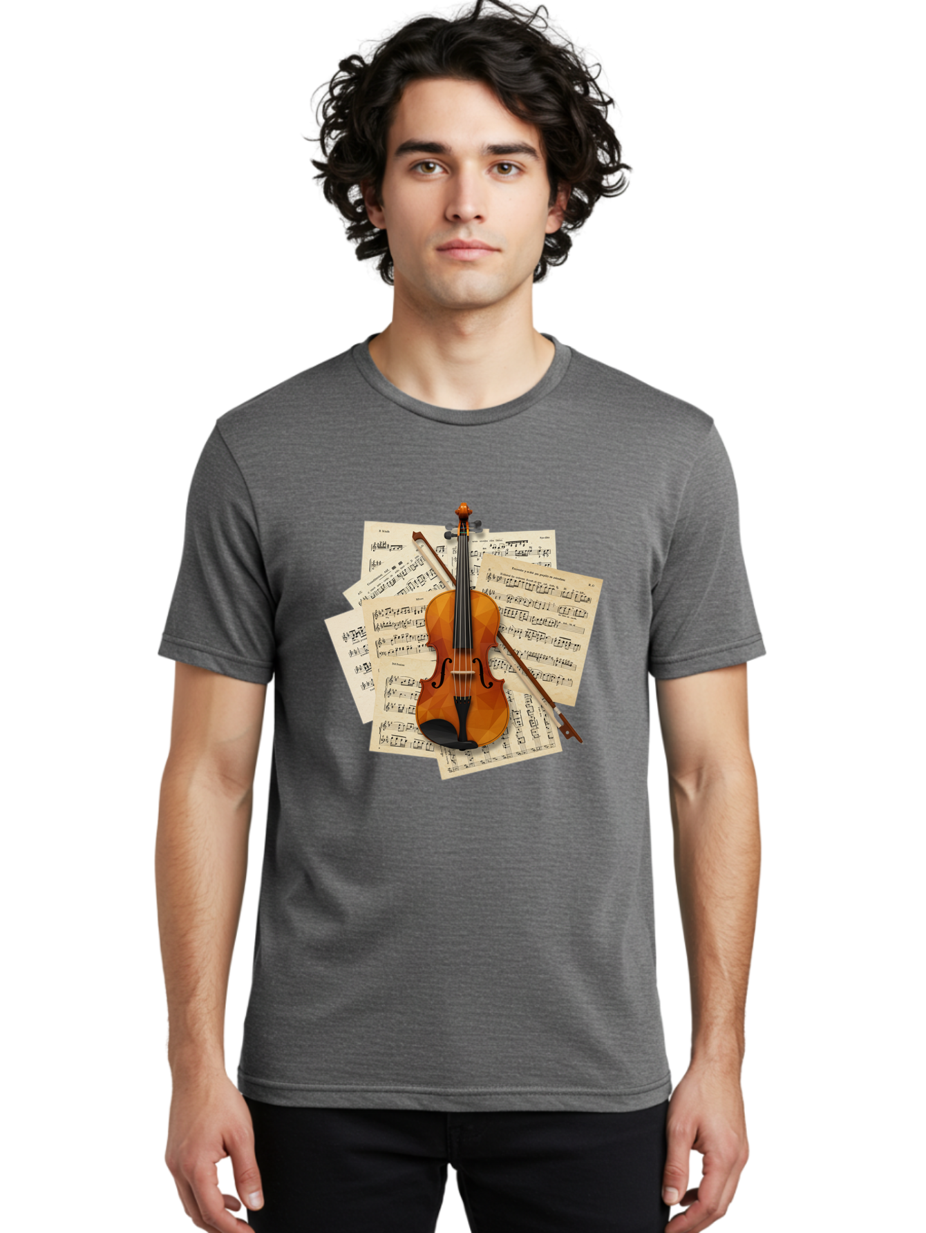 Violin-On-Sheet-Music Men'S Graphic Tee, 100% Cotton, Comfortable Casual Summer Wear, Machine Washable, Vintage Camera, Old Camera, Antique Camera, Black Camera, Classic Photography, Photography Equipment, Nostalgic Device, Film Camera, Bal573
