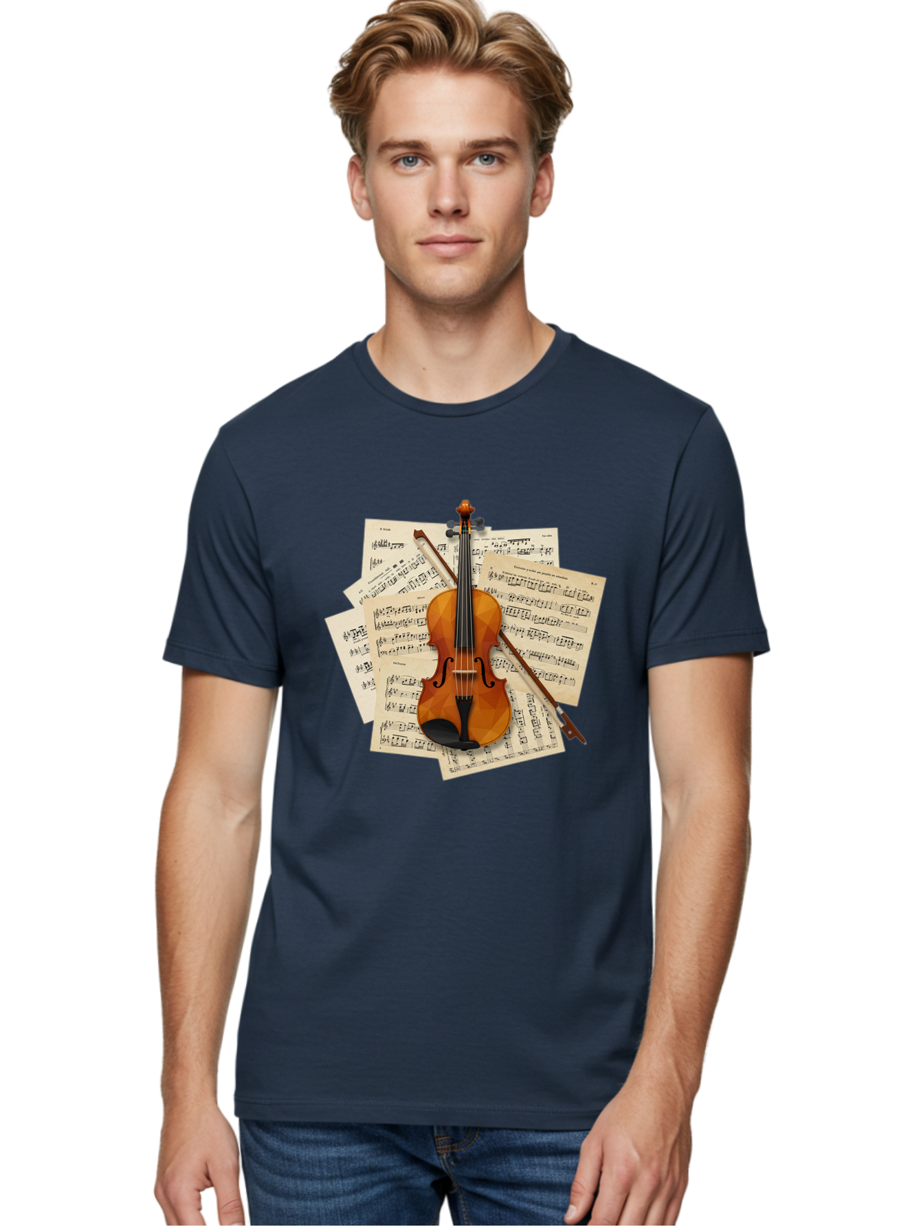 Violin-On-Sheet-Music Men'S Graphic Tee, 100% Cotton, Comfortable Casual Summer Wear, Machine Washable, Vintage Camera, Old Camera, Antique Camera, Black Camera, Classic Photography, Photography Equipment, Nostalgic Device, Film Camera, Bal573