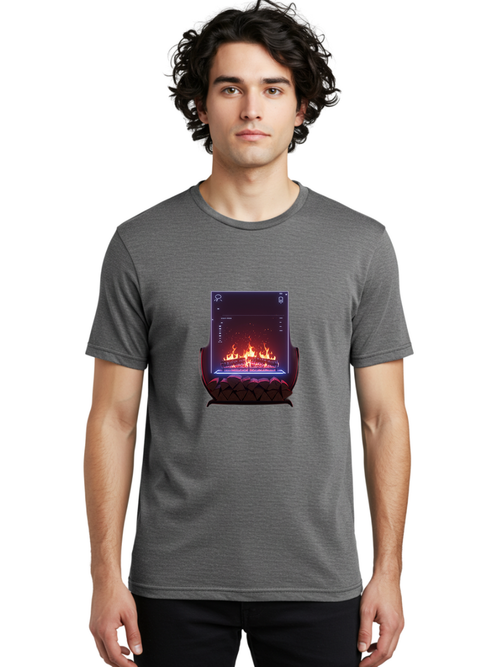 Virtual-Fireplace Men'S Graphic Tee, 100% Cotton, Comfortable Casual Summer Wear, Machine Washable, Vintage Camera, Old Camera, Antique Camera, Black Camera, Classic Photography, Photography Equipment, Nostalgic Device, Film Camera, Camera Art Bal574