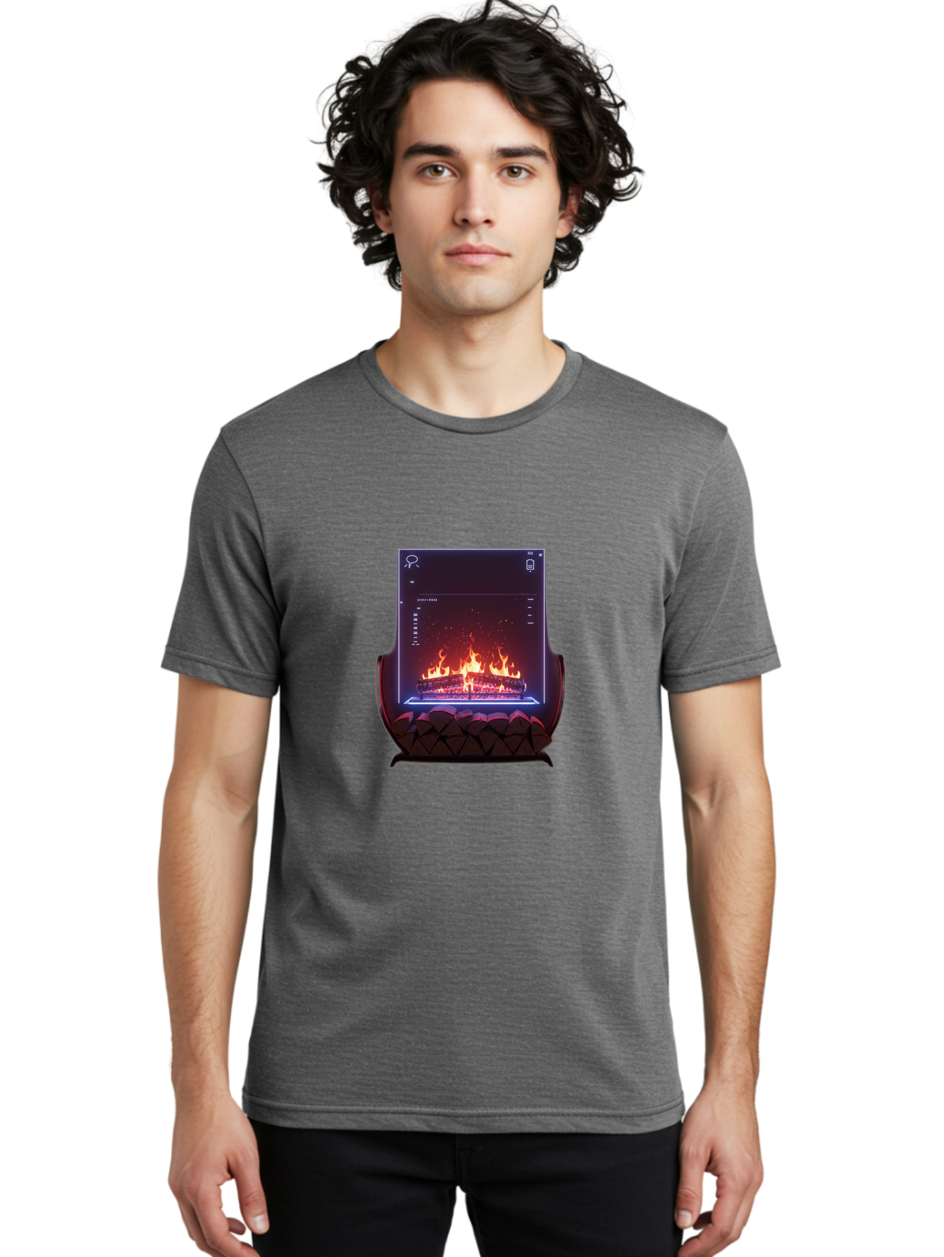 Virtual-Fireplace Men'S Graphic Tee, 100% Cotton, Comfortable Casual Summer Wear, Machine Washable, Vintage Camera, Old Camera, Antique Camera, Black Camera, Classic Photography, Photography Equipment, Nostalgic Device, Film Camera, Camera Art Bal574