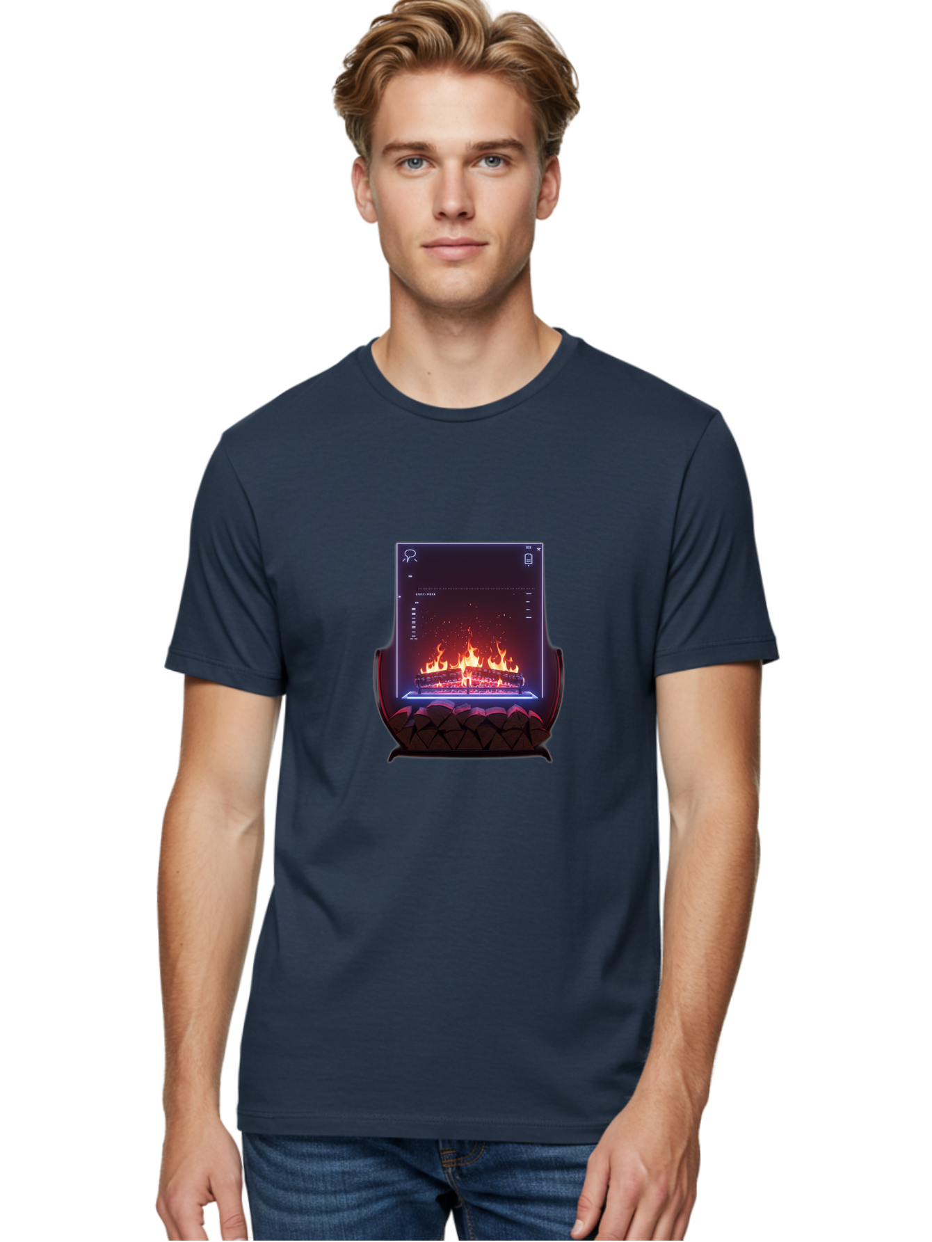 Virtual-Fireplace Men'S Graphic Tee, 100% Cotton, Comfortable Casual Summer Wear, Machine Washable, Vintage Camera, Old Camera, Antique Camera, Black Camera, Classic Photography, Photography Equipment, Nostalgic Device, Film Camera, Camera Art Bal574