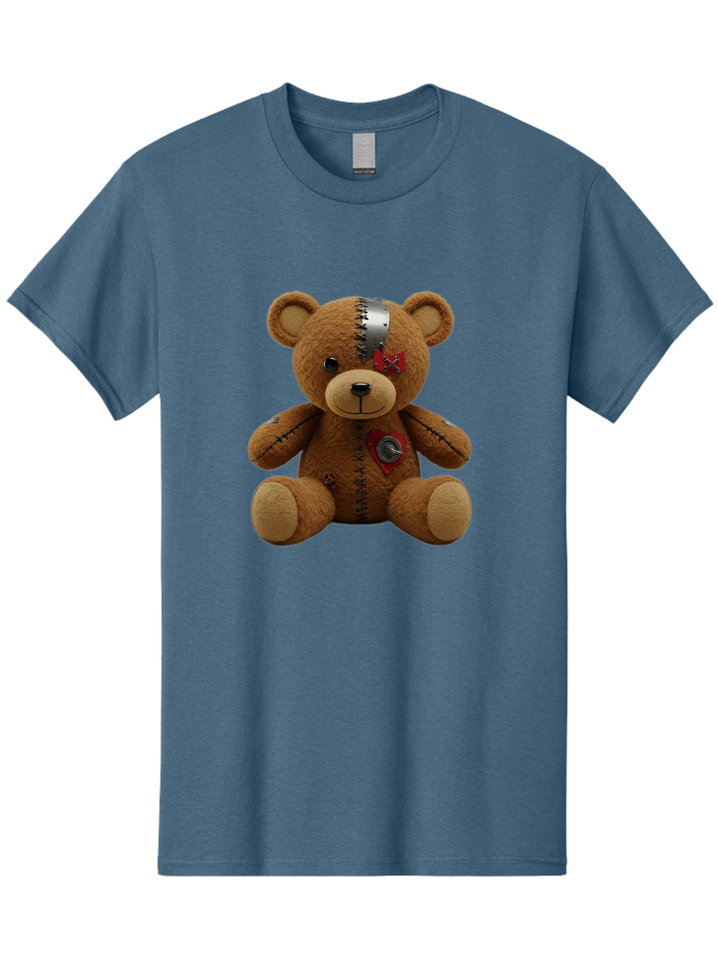 Voodoo-Teddy-Bear-1 Men'S Graphic Tee, 100% Cotton, Comfortable Casual Summer Wear, Machine Washable, Vintage Camera, Old Camera, Antique Camera, Black Camera, Classic Photography, Photography Equipment, Nostalgic Device, Film Camera, Bal575