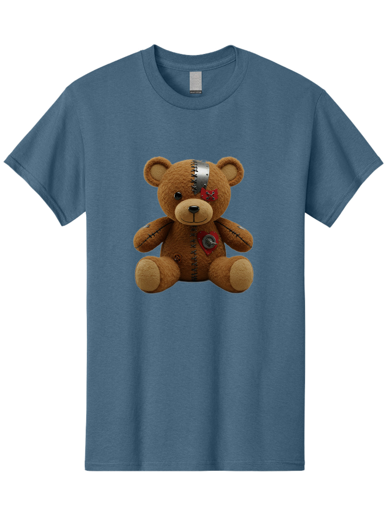 Voodoo-Teddy-Bear-1 Men'S Graphic Tee, 100% Cotton, Comfortable Casual Summer Wear, Machine Washable, Vintage Camera, Old Camera, Antique Camera, Black Camera, Classic Photography, Photography Equipment, Nostalgic Device, Film Camera, Bal575
