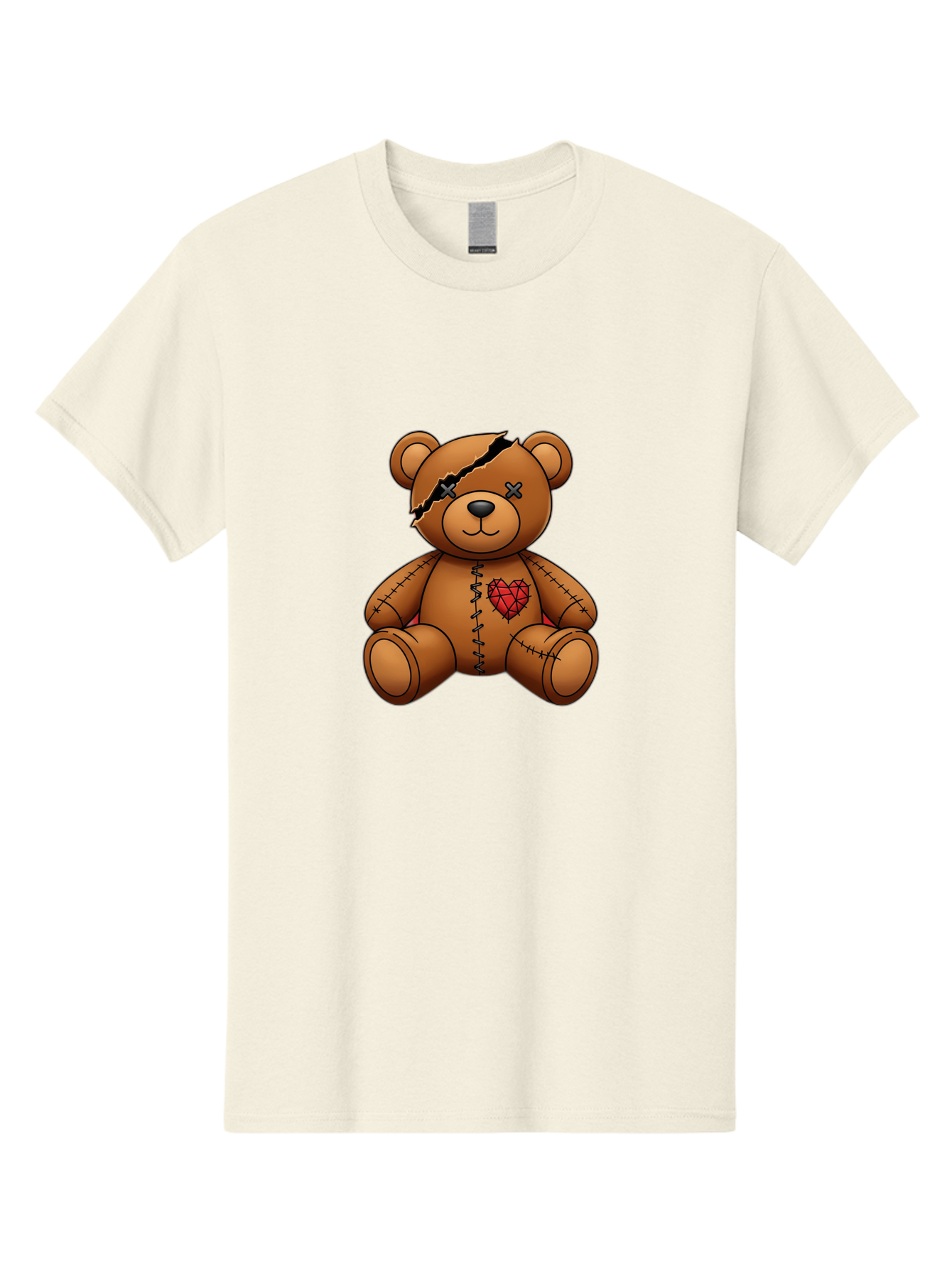 Voodoo-Teddy-Bear-3 Men'S Graphic Tee, 100% Cotton, Comfortable Casual Summer Wear, Machine Washable, Vintage Camera, Old Camera, Antique Camera, Black Camera, Classic Photography, Photography Equipment, Nostalgic Device, Film Camera, Bal577