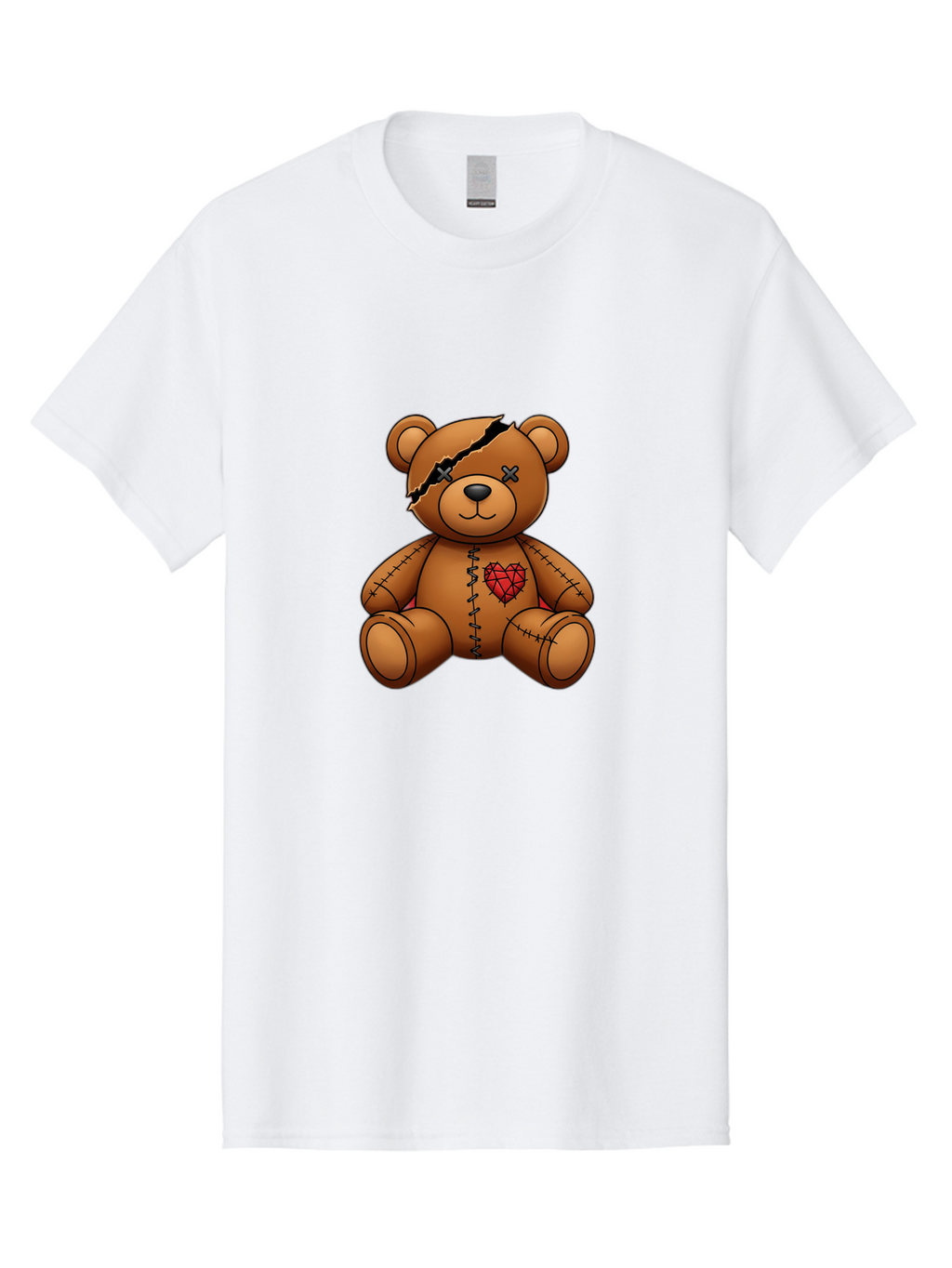 Voodoo-Teddy-Bear-3 Men'S Graphic Tee, 100% Cotton, Comfortable Casual Summer Wear, Machine Washable, Vintage Camera, Old Camera, Antique Camera, Black Camera, Classic Photography, Photography Equipment, Nostalgic Device, Film Camera, Bal577