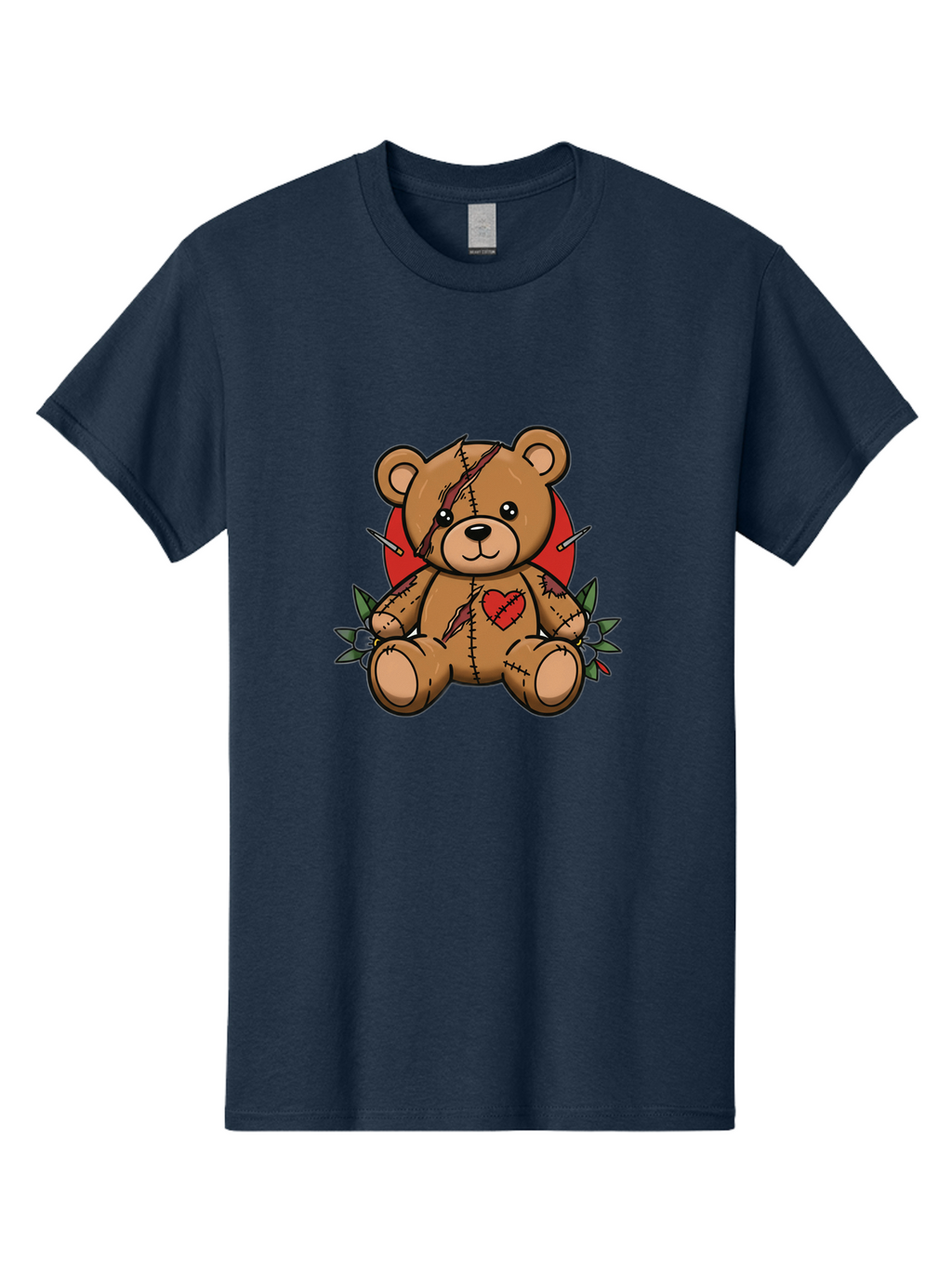 Voodoo-Teddy-Bear-4 Men'S Graphic Tee, 100% Cotton, Comfortable Casual Summer Wear, Machine Washable, Vintage Camera, Old Camera, Antique Camera, Black Camera, Classic Photography, Photography Equipment, Nostalgic Device, Film Camera, Bal578
