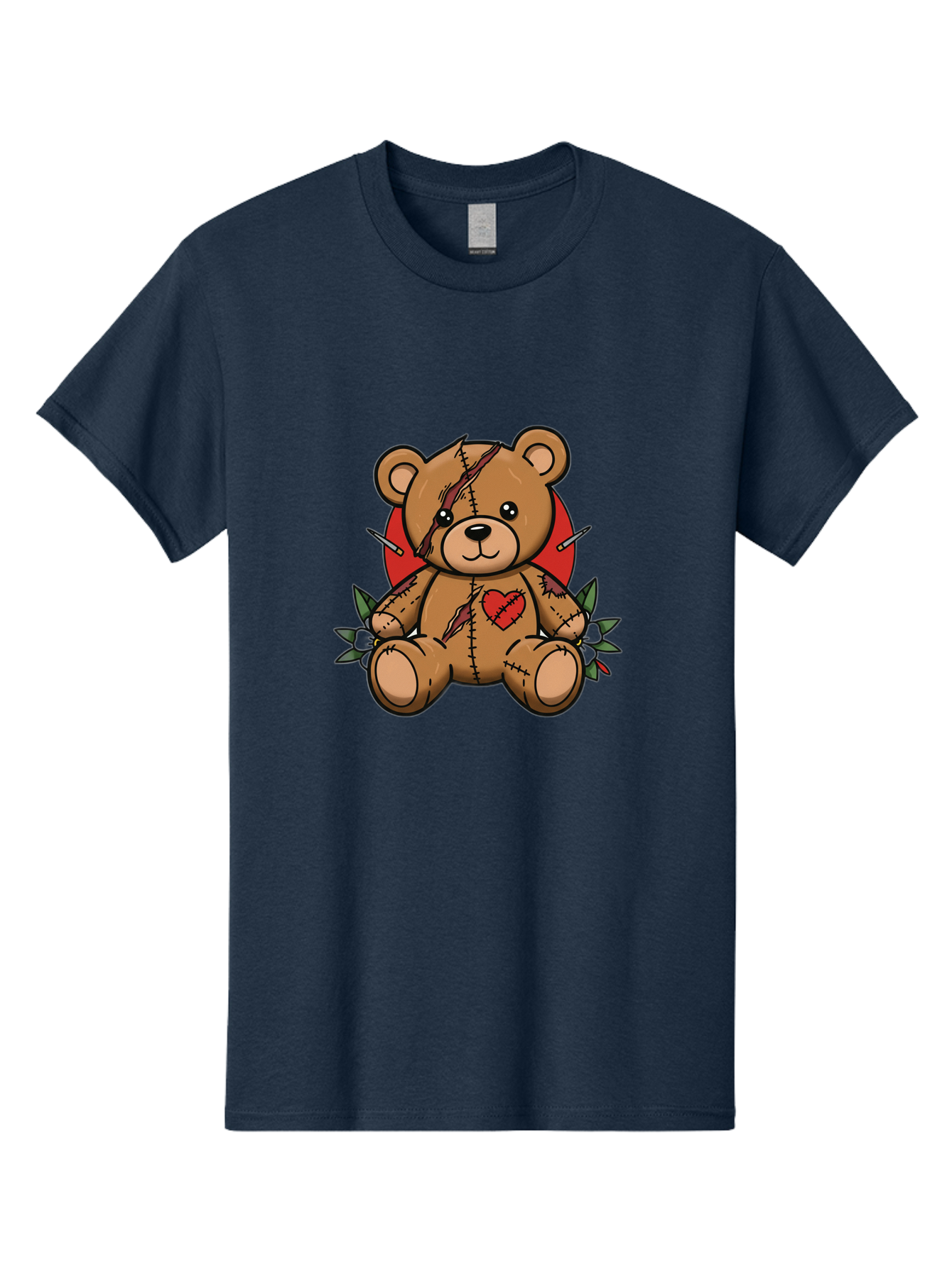 Voodoo-Teddy-Bear-4 Men'S Graphic Tee, 100% Cotton, Comfortable Casual Summer Wear, Machine Washable, Vintage Camera, Old Camera, Antique Camera, Black Camera, Classic Photography, Photography Equipment, Nostalgic Device, Film Camera, Bal578