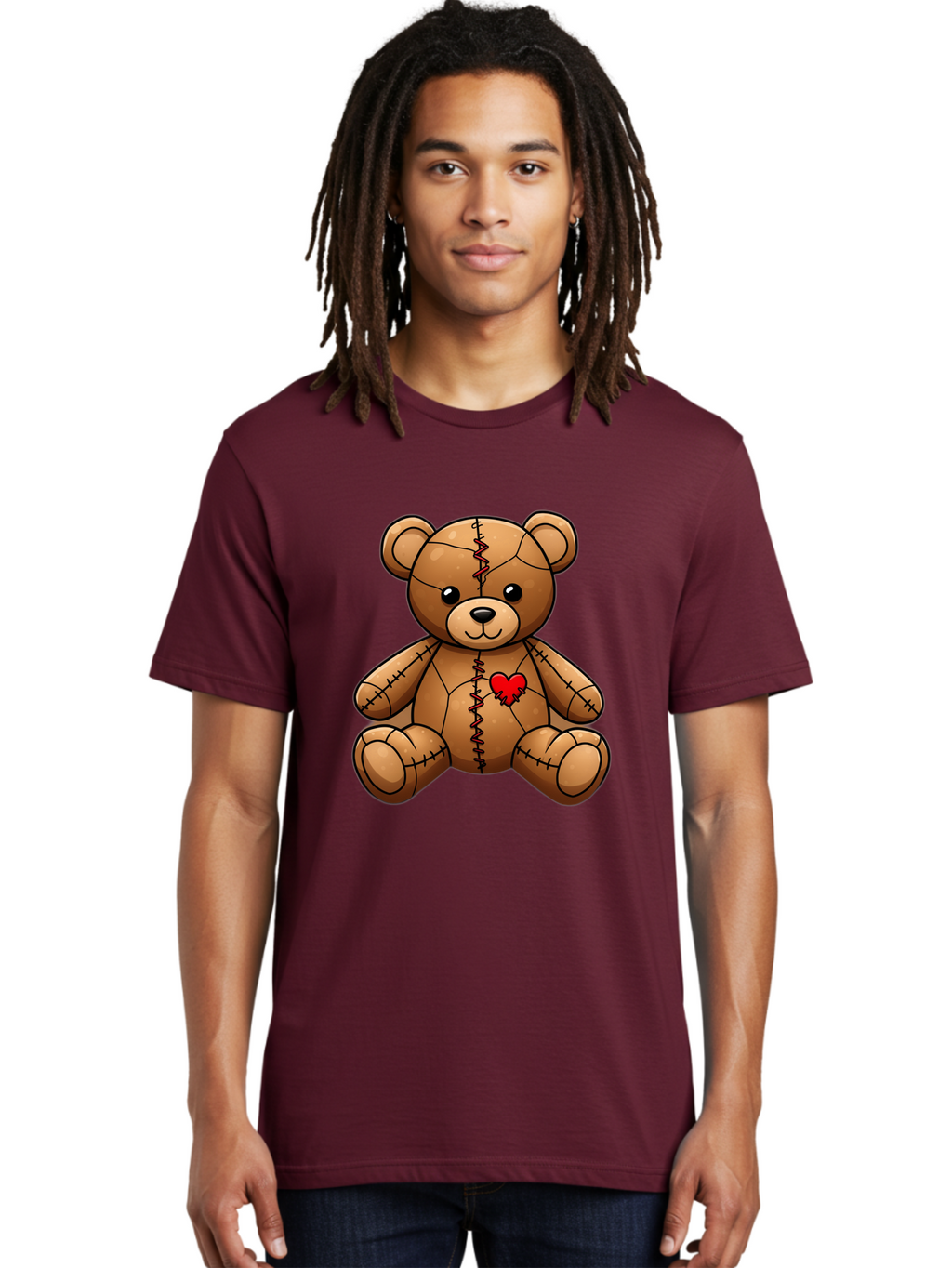 Voodoo-Teddy-Bear-5 Men'S Graphic Tee, 100% Cotton, Comfortable Casual Summer Wear, Machine Washable, Vintage Camera, Old Camera, Antique Camera, Black Camera, Classic Photography, Photography Equipment, Nostalgic Device, Film Camera, Bal579