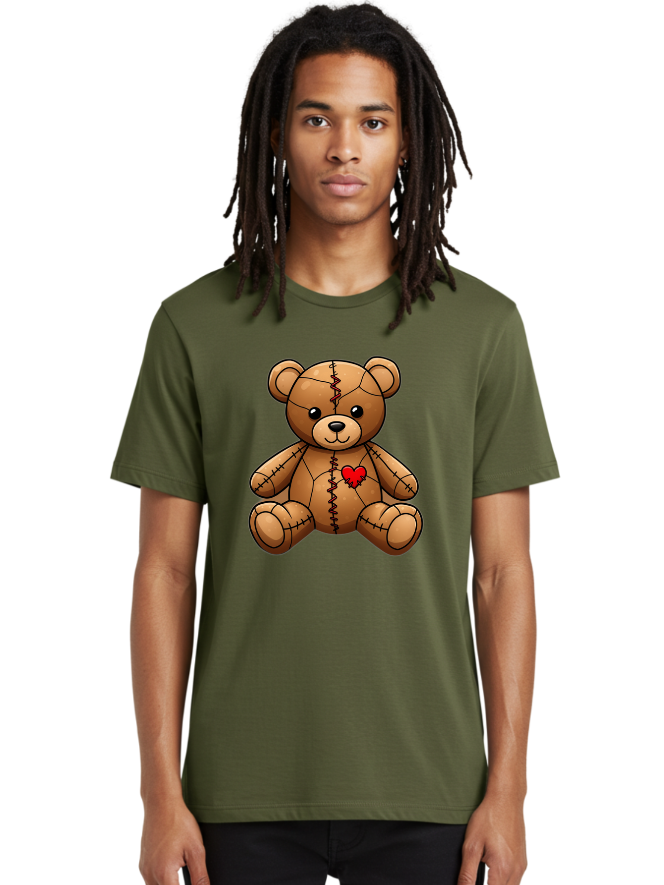 Voodoo-Teddy-Bear-5 Men'S Graphic Tee, 100% Cotton, Comfortable Casual Summer Wear, Machine Washable, Vintage Camera, Old Camera, Antique Camera, Black Camera, Classic Photography, Photography Equipment, Nostalgic Device, Film Camera, Bal579