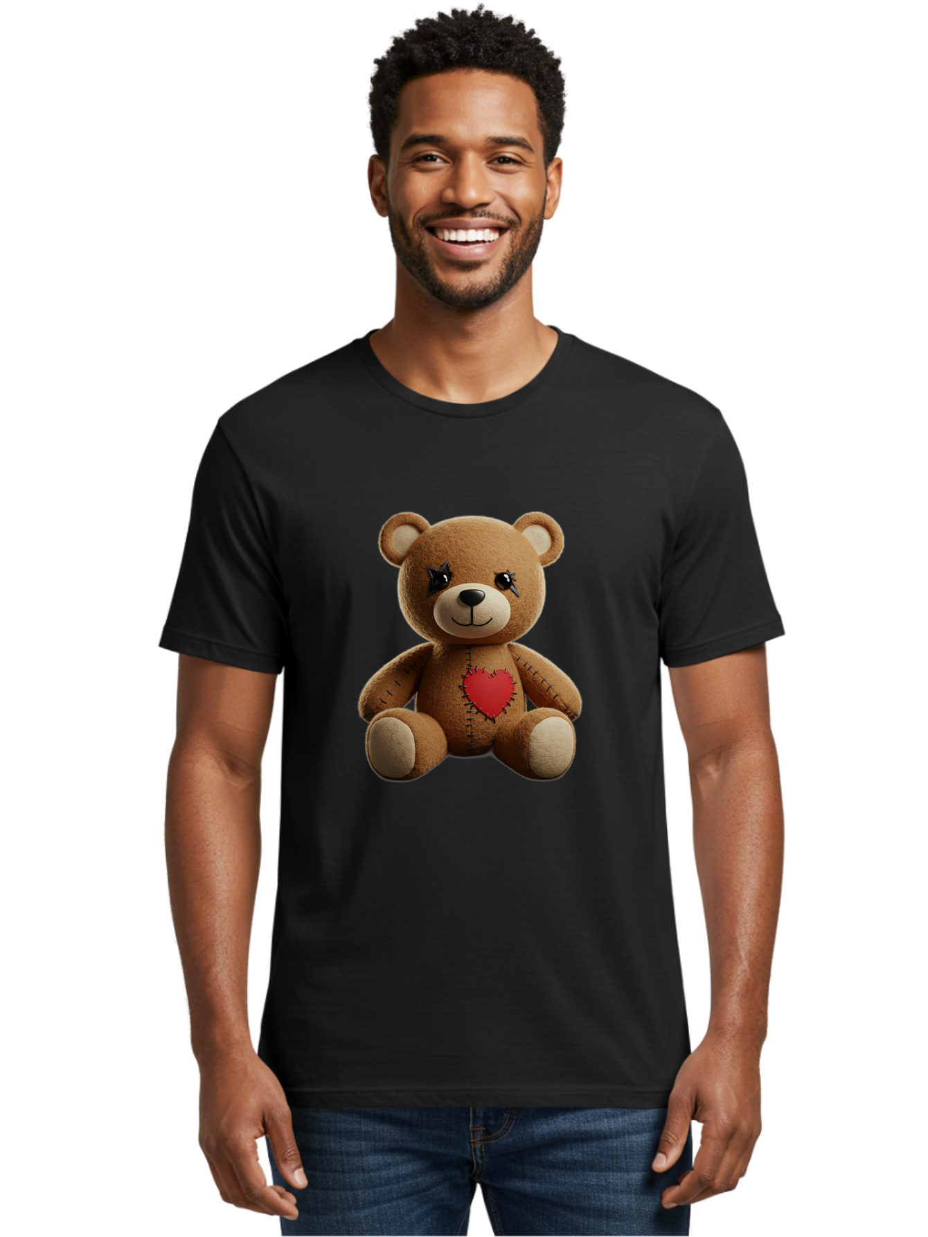 Voodoo-Teddy-Bear Men'S Graphic Tee, 100% Cotton, Comfortable Casual Summer Wear, Machine Washable, Vintage Camera, Old Camera, Antique Camera, Black Camera, Classic Photography, Photography Equipment, Nostalgic Device, Film Camera, Camera Art Bal581