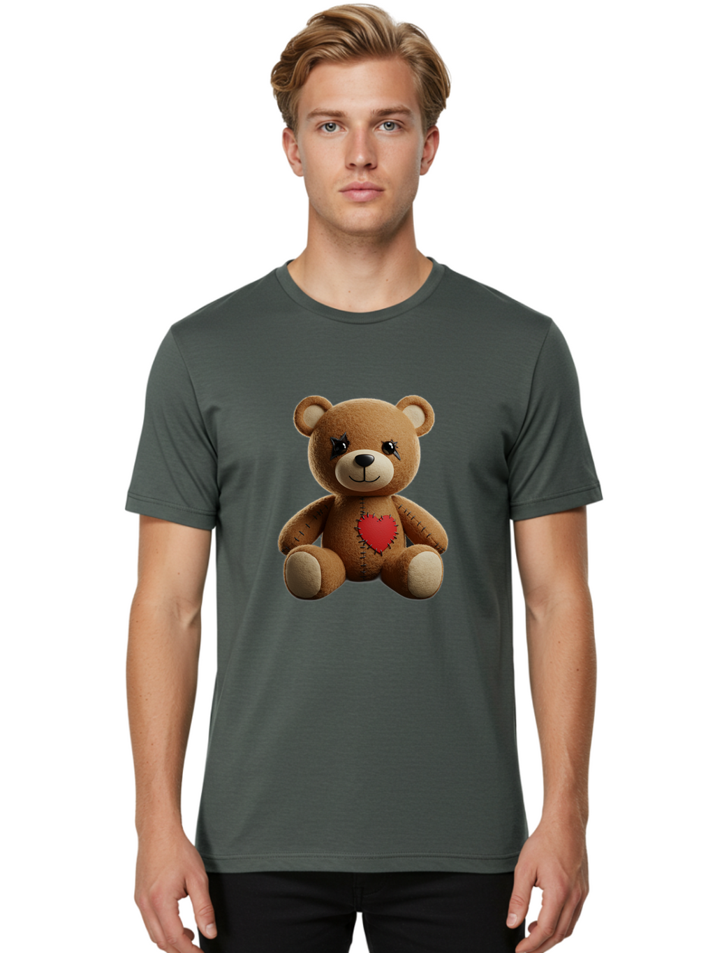 Voodoo-Teddy-Bear Men'S Graphic Tee, 100% Cotton, Comfortable Casual Summer Wear, Machine Washable, Vintage Camera, Old Camera, Antique Camera, Black Camera, Classic Photography, Photography Equipment, Nostalgic Device, Film Camera, Camera Art Bal581