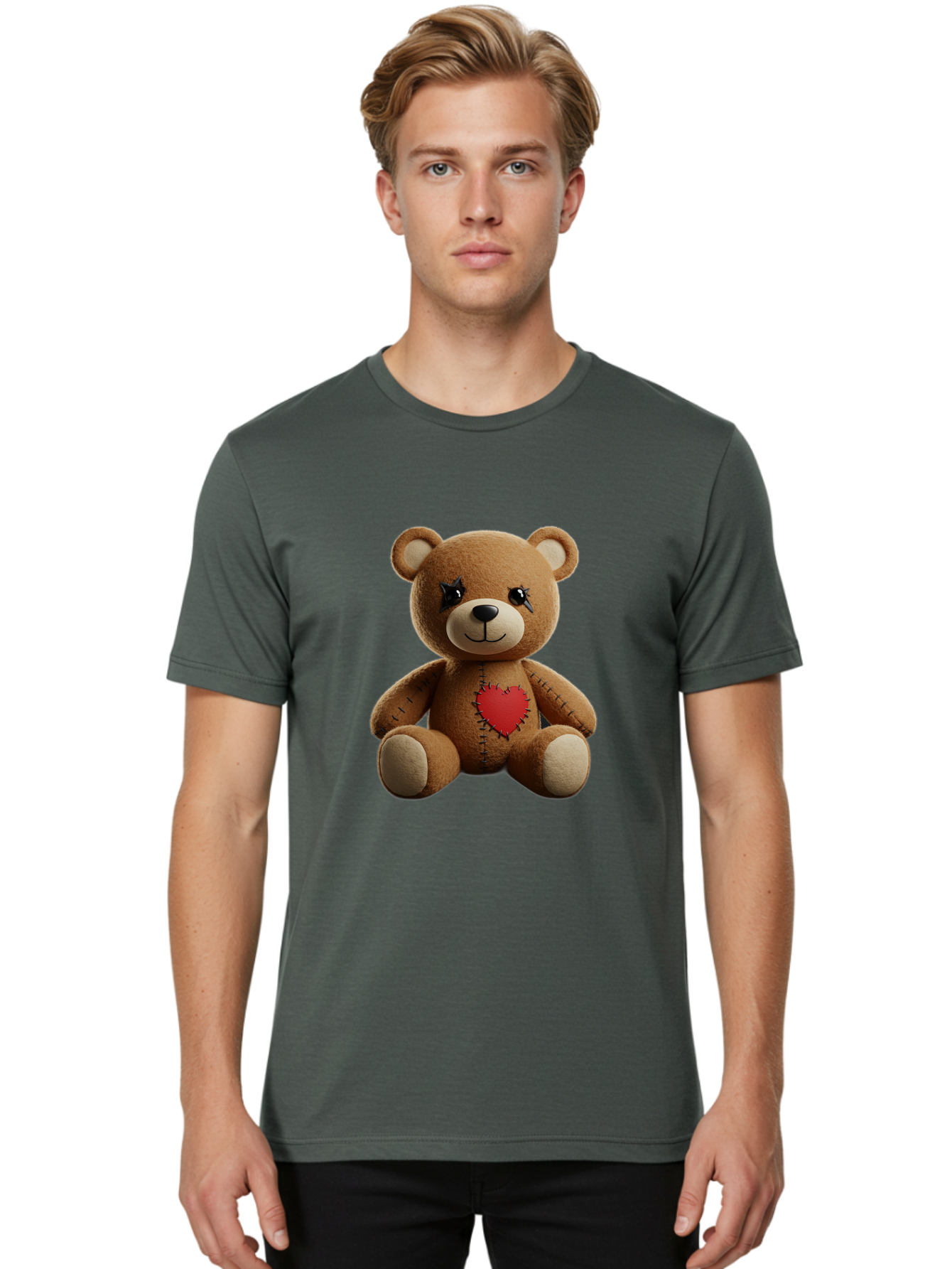 Voodoo-Teddy-Bear Men'S Graphic Tee, 100% Cotton, Comfortable Casual Summer Wear, Machine Washable, Vintage Camera, Old Camera, Antique Camera, Black Camera, Classic Photography, Photography Equipment, Nostalgic Device, Film Camera, Camera Art Bal581